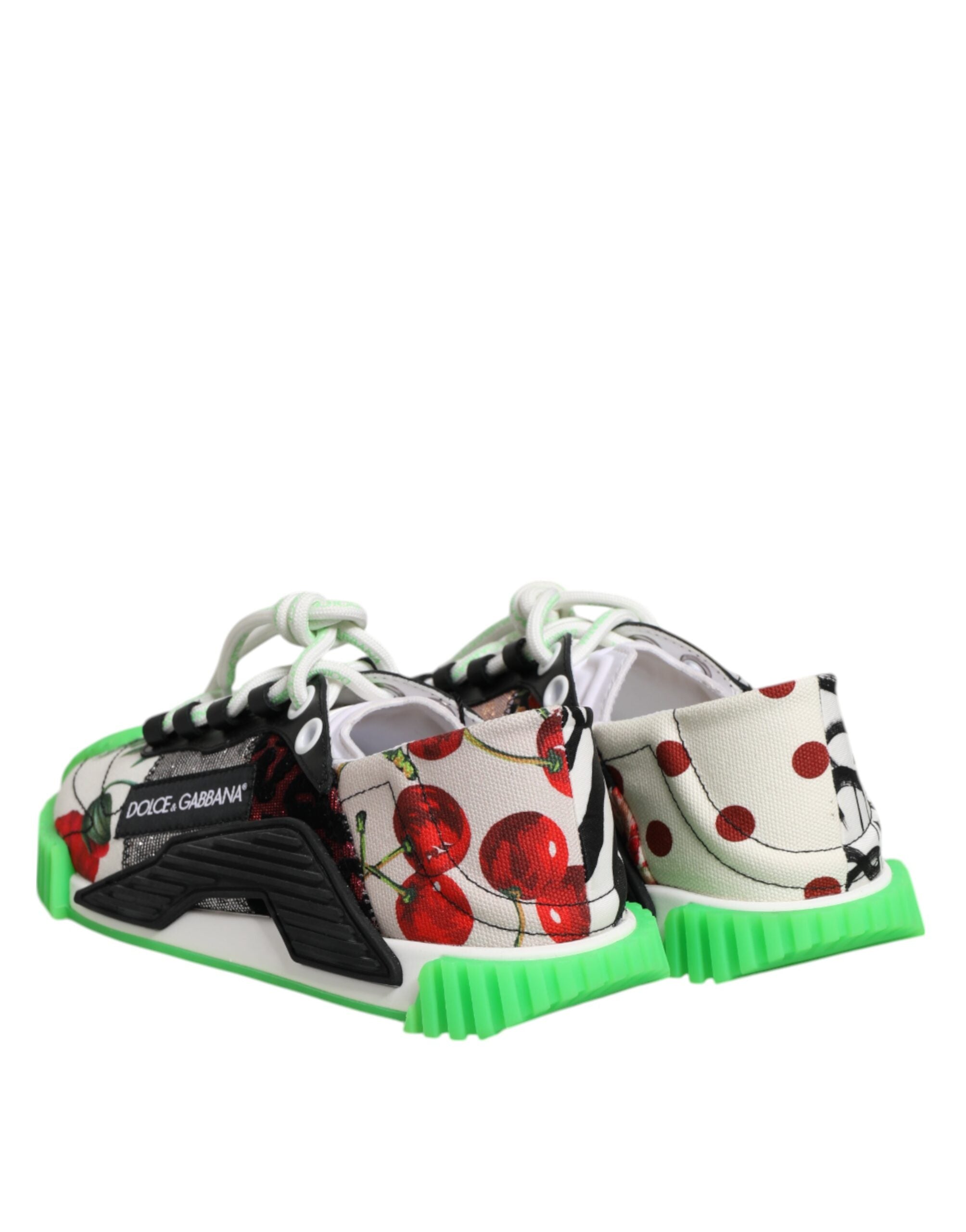 Dolce & Gabbana Multicor Dg Logo Leopard Cherry Sneaker Shoes Glam Steals