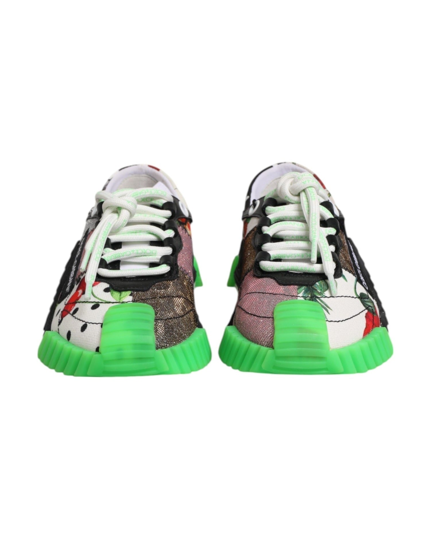 Dolce & Gabbana Multicor Dg Logo Leopard Cherry Sneaker Shoes Glam Steals