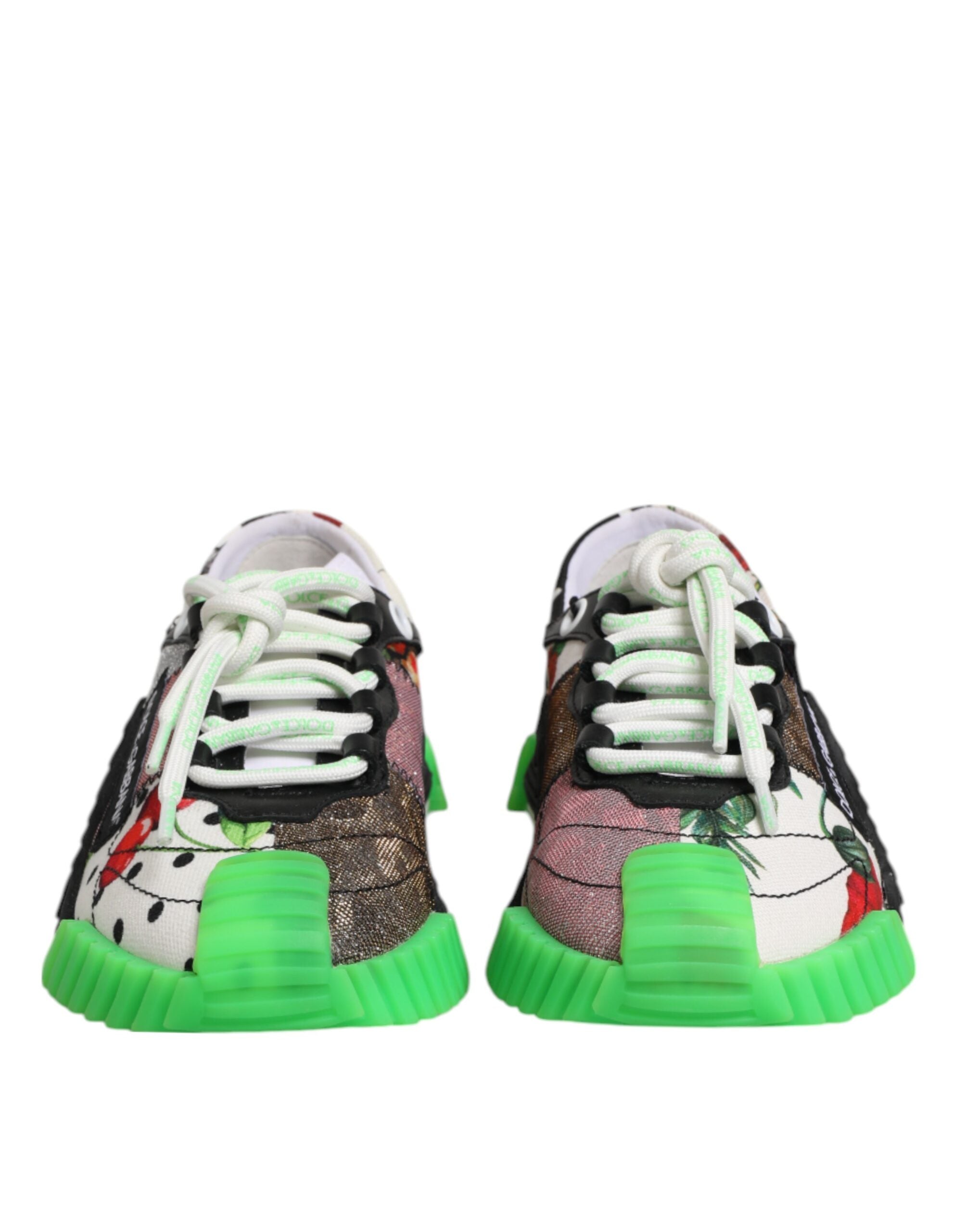 Dolce & Gabbana Multicor Dg Logo Leopard Cherry Sneaker Shoes Glam Steals