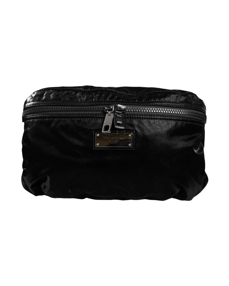 Dolce & Black Gabbana Nylon Fabric Belt Waist Fanny Pack Bag Glam Steals