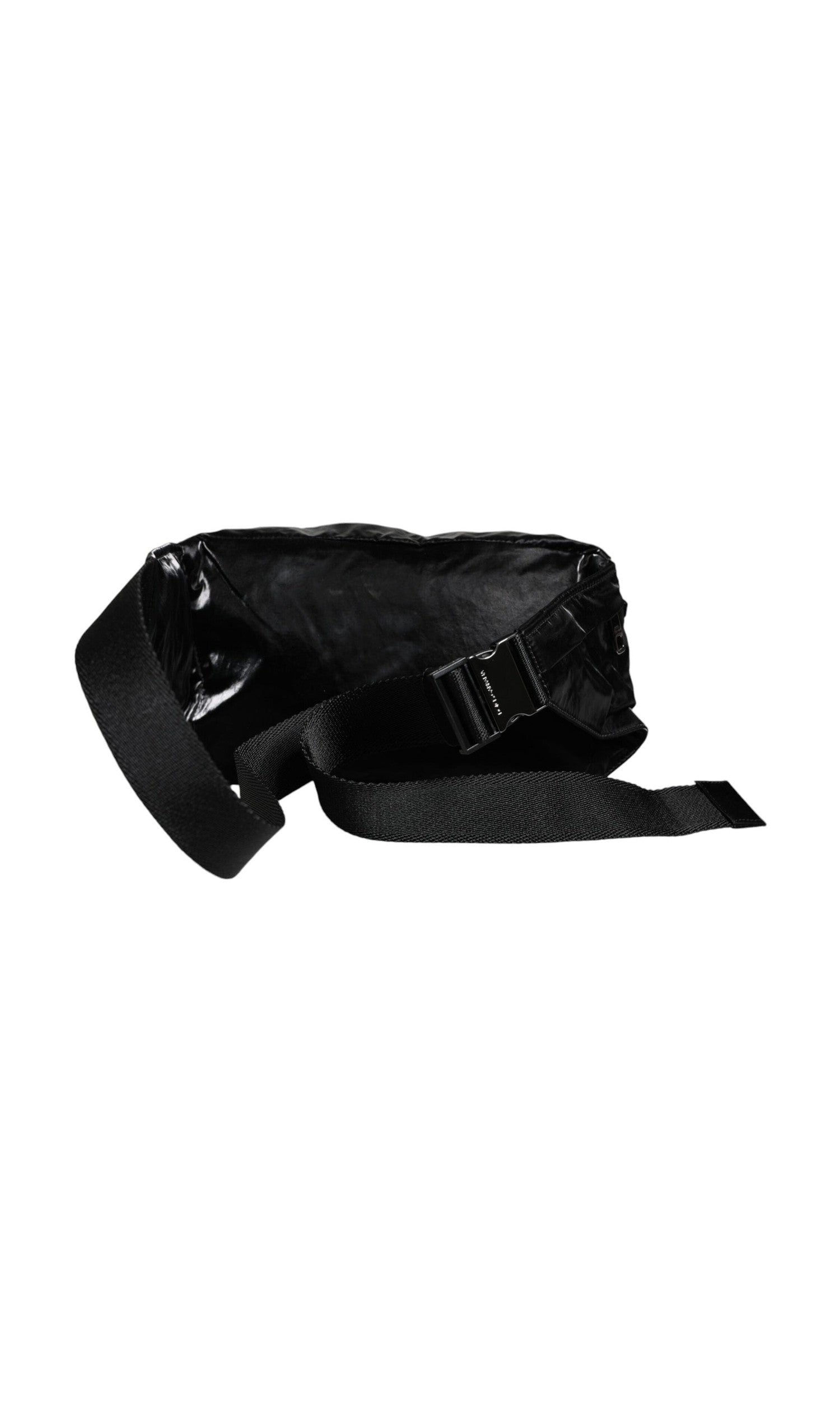 Dolce & Gabbana Nylon Fabric Belt Waist Fanny Pack Black Bag Glam Steals