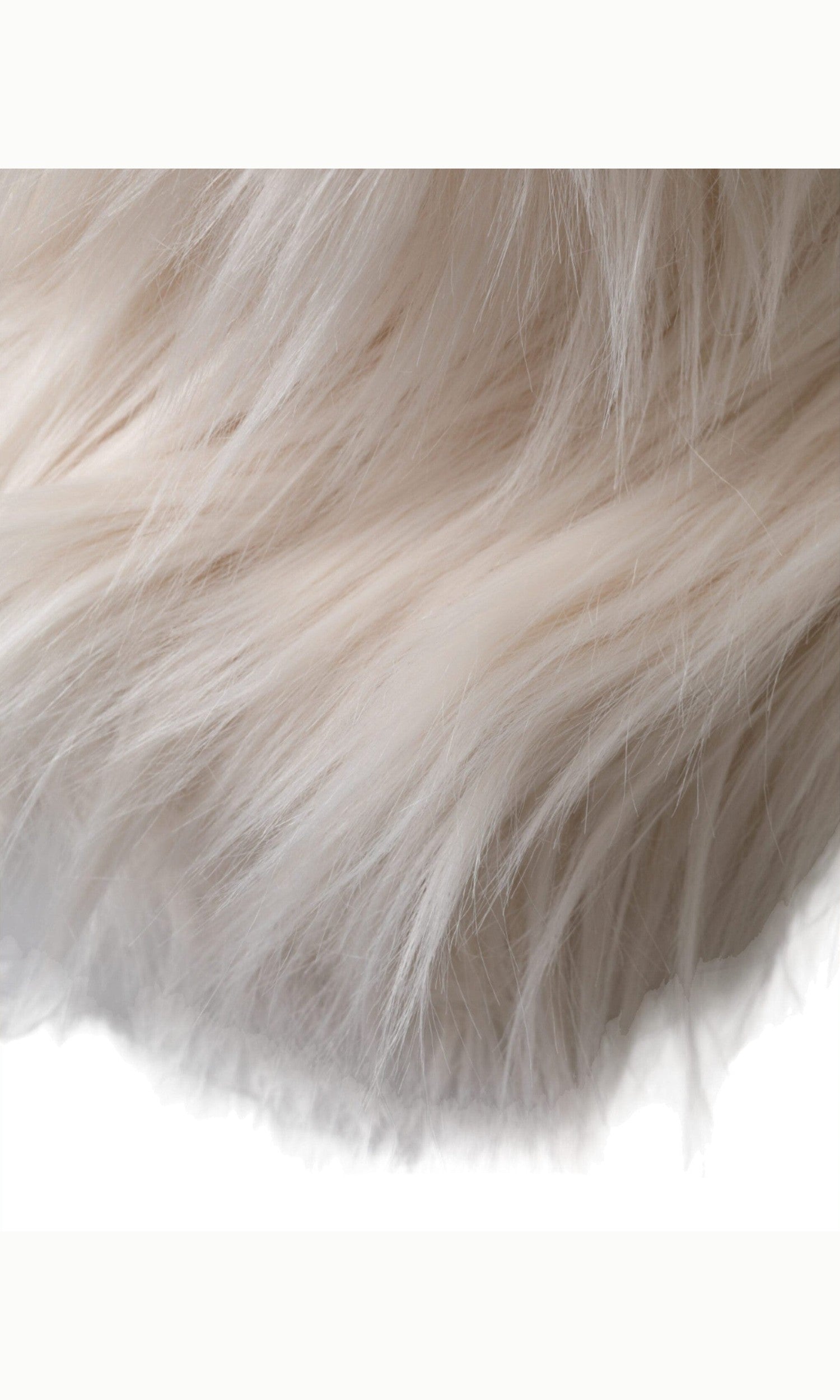 Dolce & Gabbana Off Acrylic Fur Womens Bucket White Hat Glam Steals