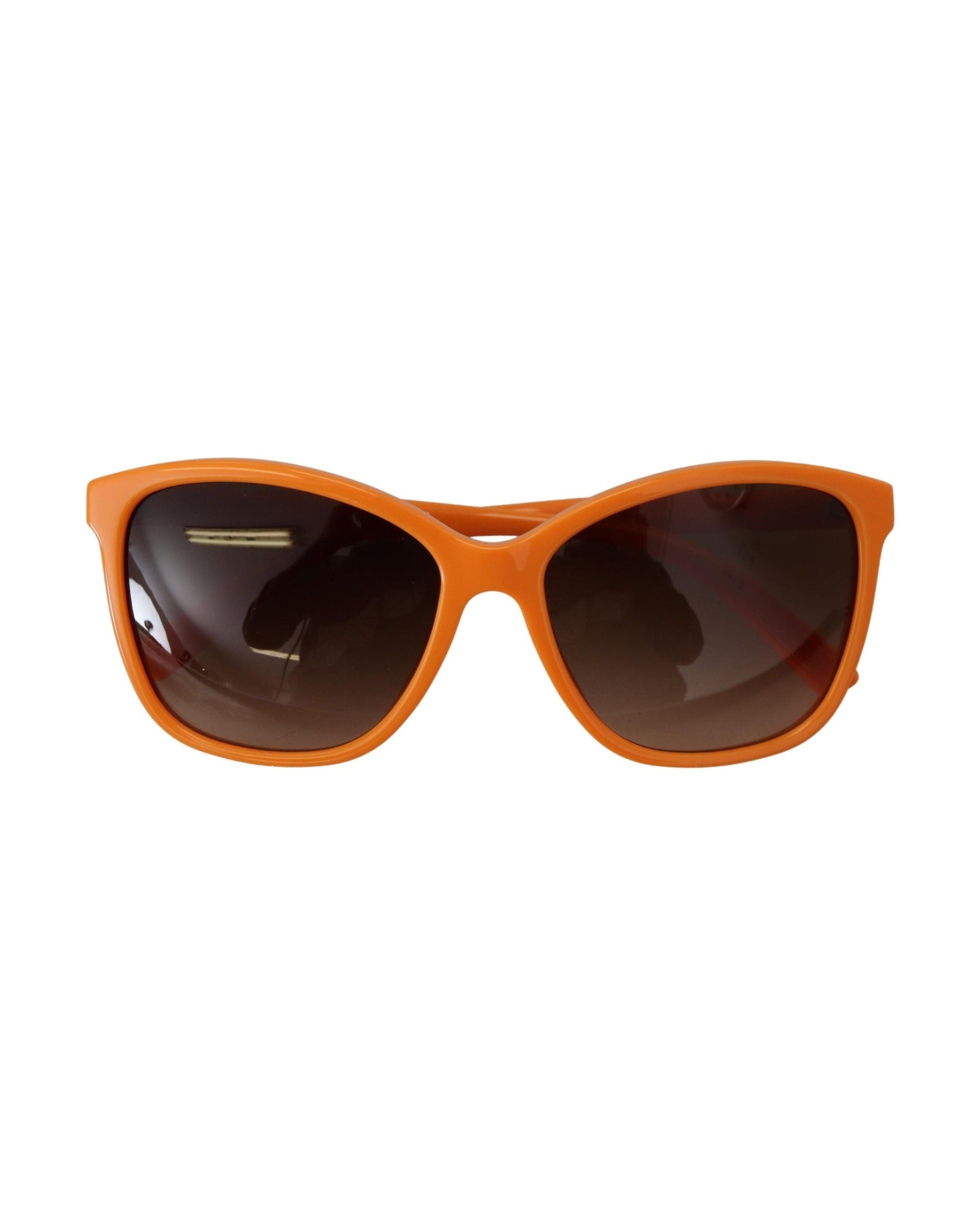 Dolce & Gabbana Orange Acetate Frame Round Sunglasses Glam Steals