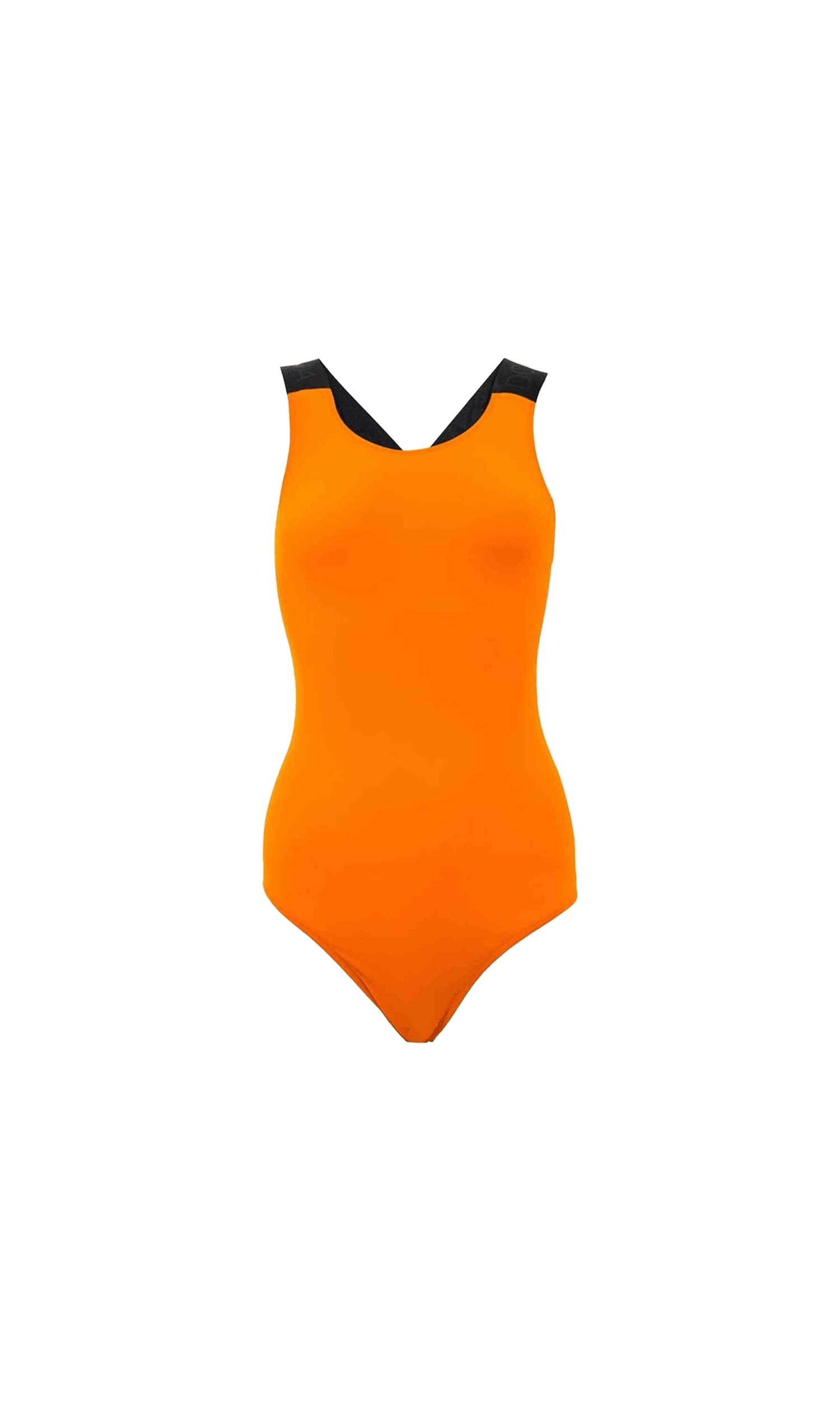 Dolce & Gabbana Orange Polyester One Piece Swimsuit Glam Steals