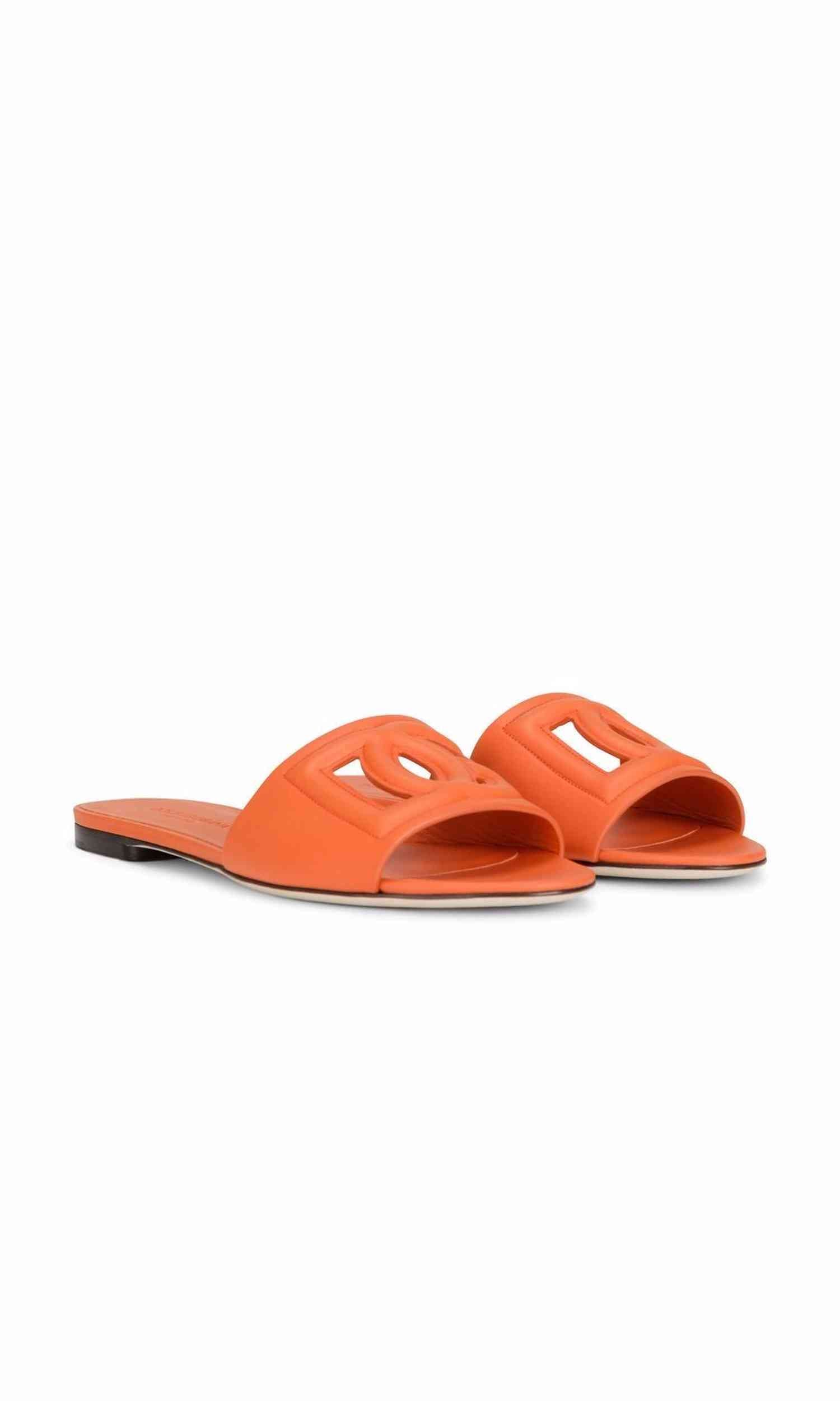 Dolce & Gabbana Orange Sandals Glam Steals