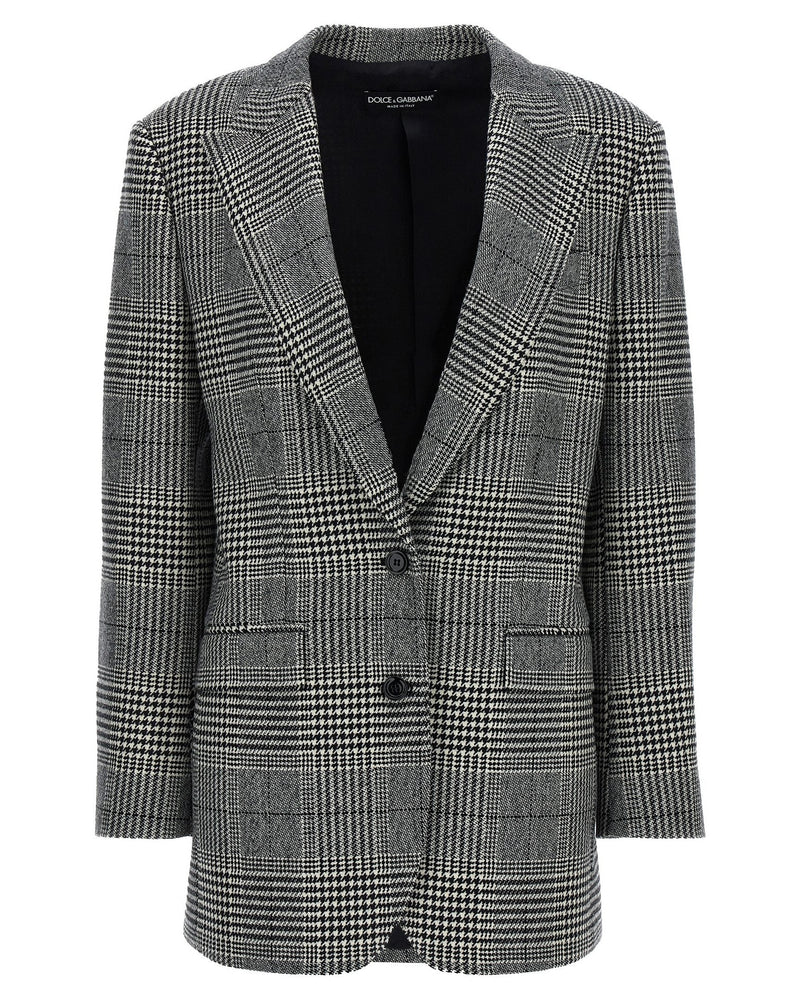 Dolce & Gabbana Pied De Poule Blazer Glam Steals