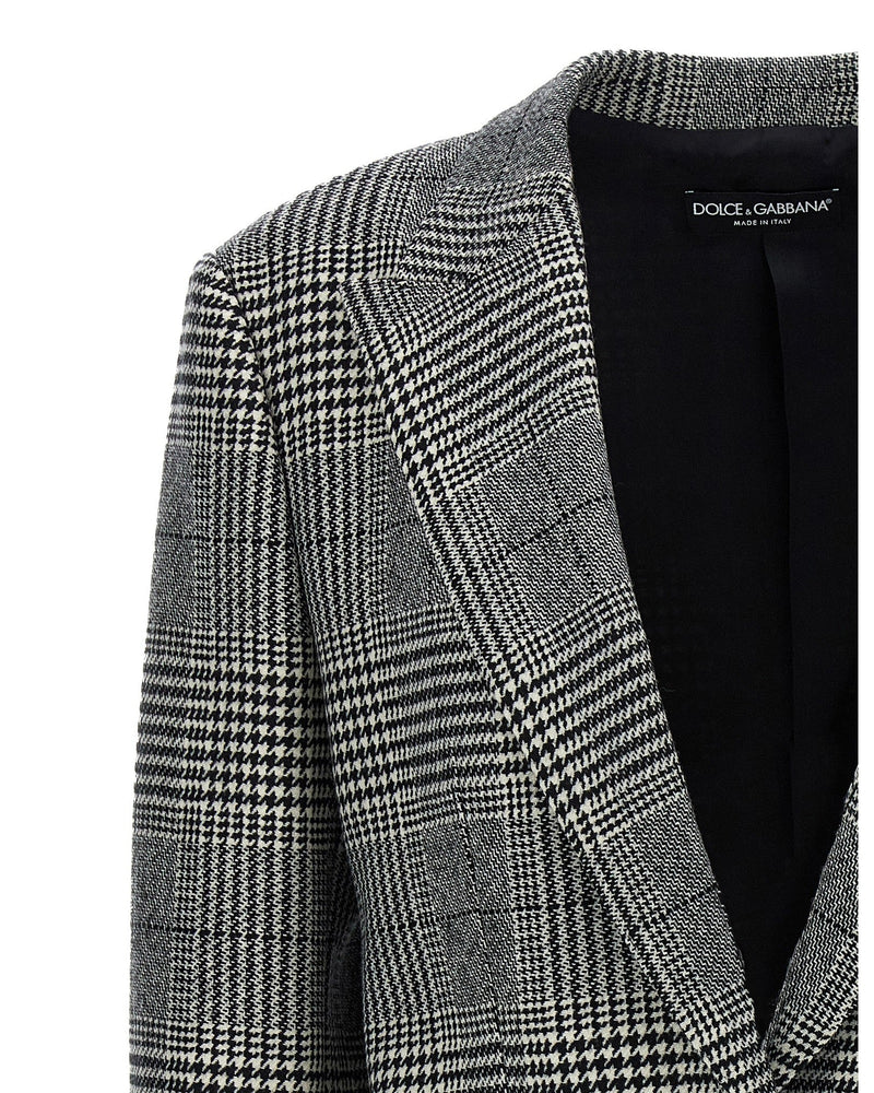 Dolce & Gabbana Pied De Poule Blazer Glam Steals