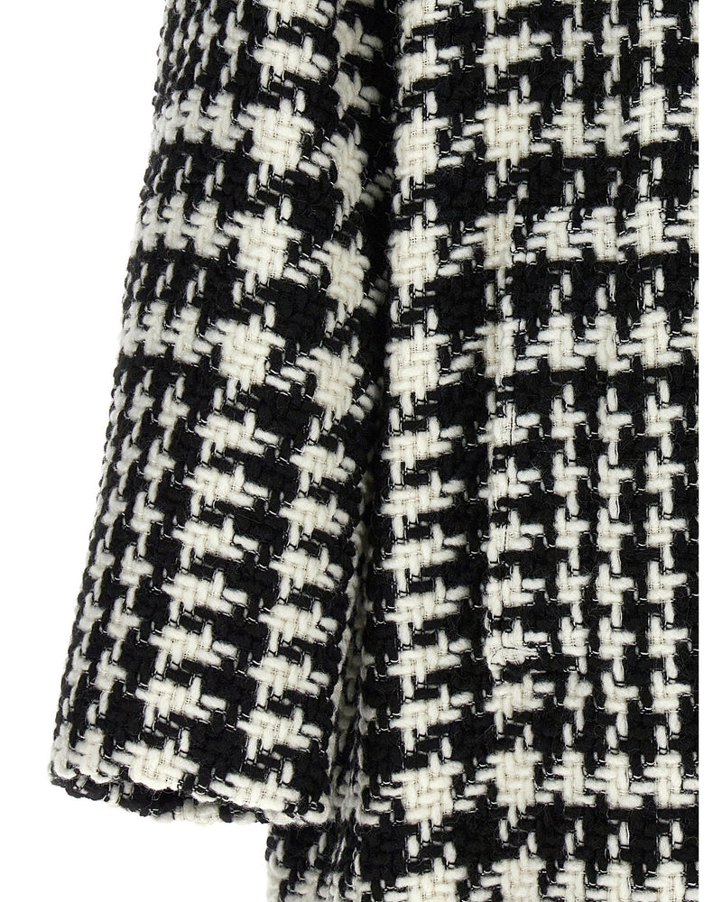 Dolce & Gabbana Pied De Poule Coat Glam Steals