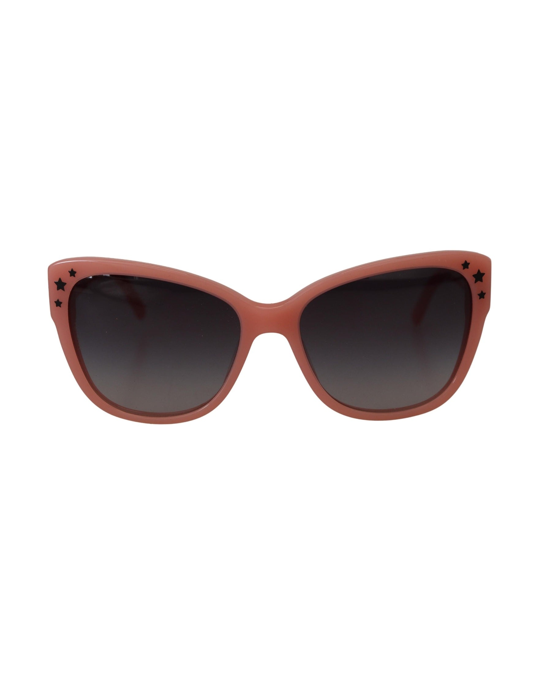 Dolce & Gabbana Pink Acetate Frame Stars Embellishment Sunglasses Sunglasses