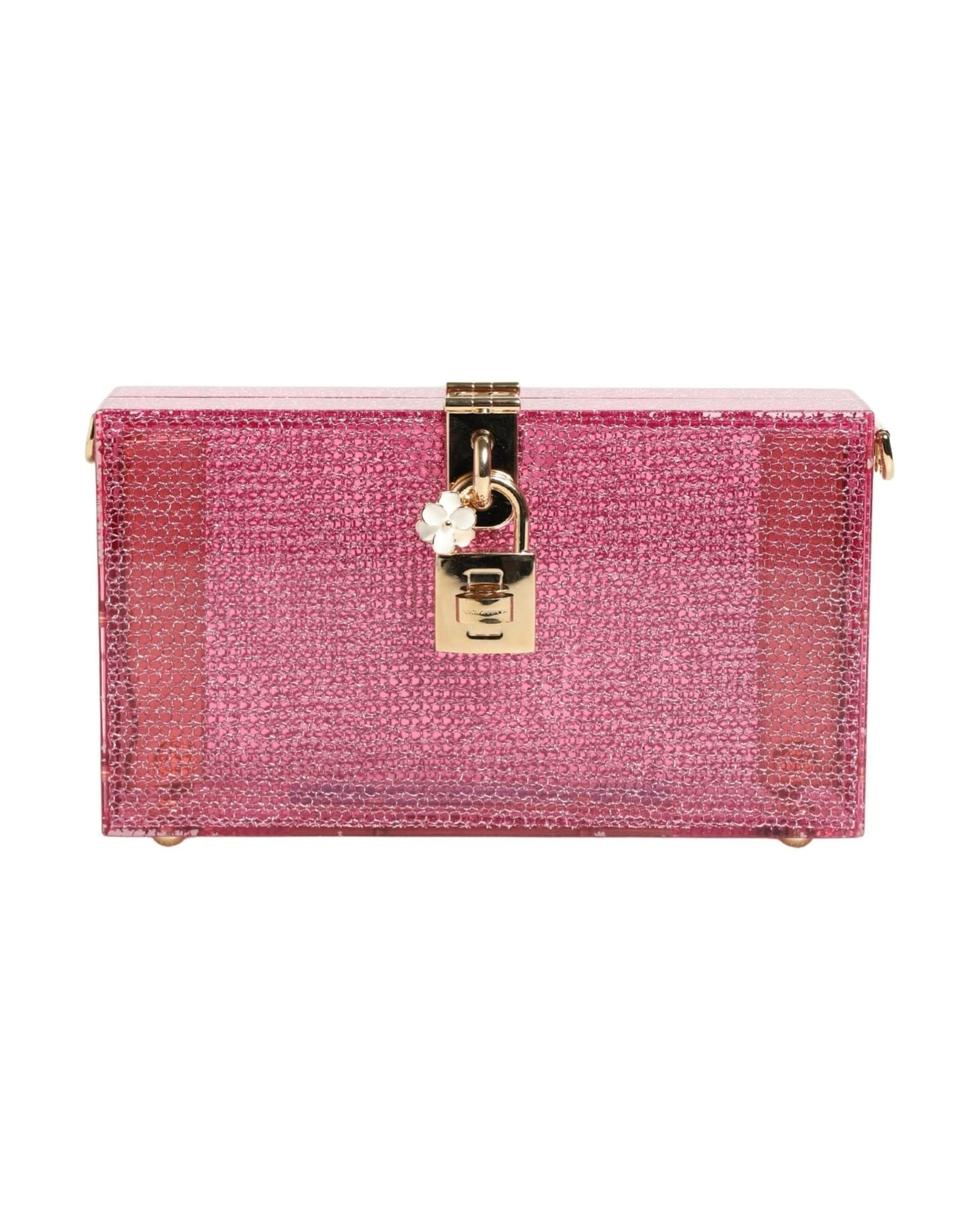 Dolce & Gabbana Pink Box Clutch Glam Steals