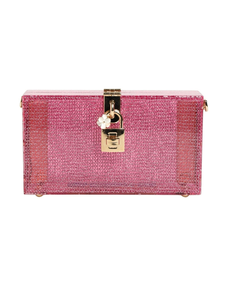 Dolce & Gabbana Pink Box Clutch Glam Steals