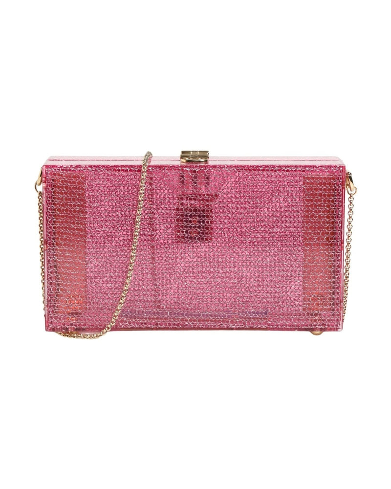 Dolce & Gabbana Pink Box Clutch Glam Steals