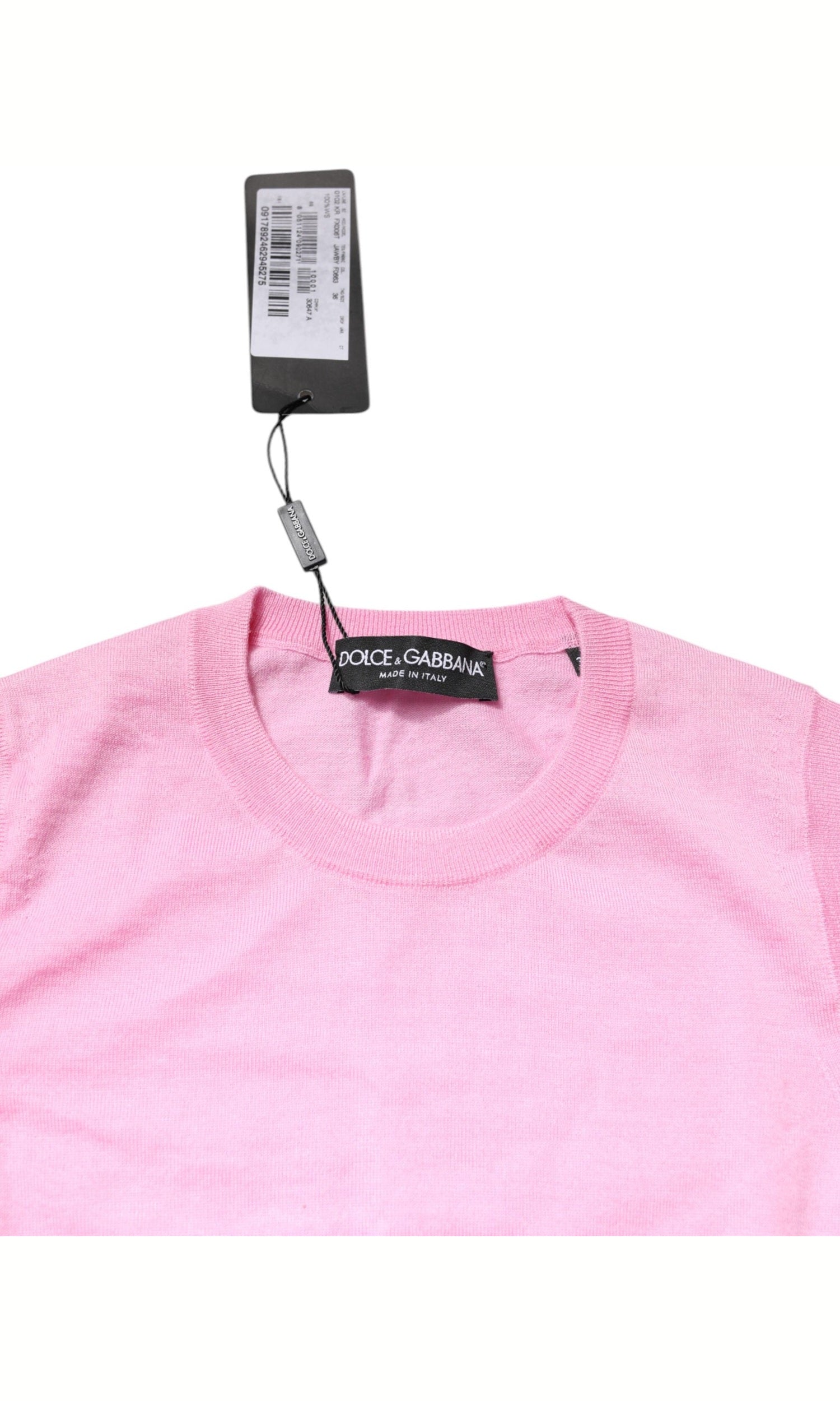 Dolce & Gabbana Pink Cashmere Round Neck Sleeveless Tank Top Glam Steals