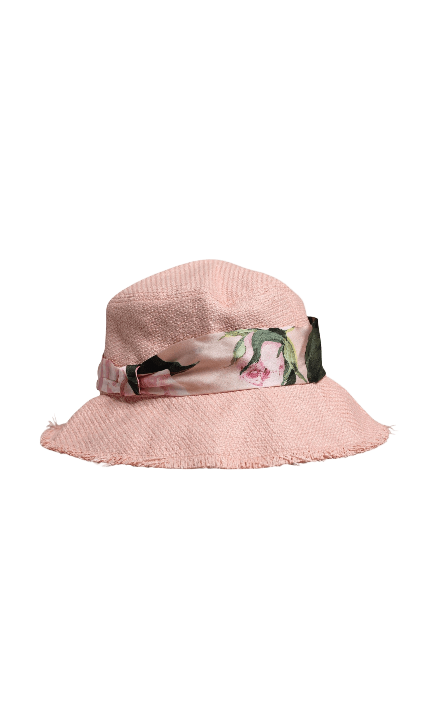 Dolce & Gabbana Pink Cotton Wide Brim Bucket Hat Glam Steals