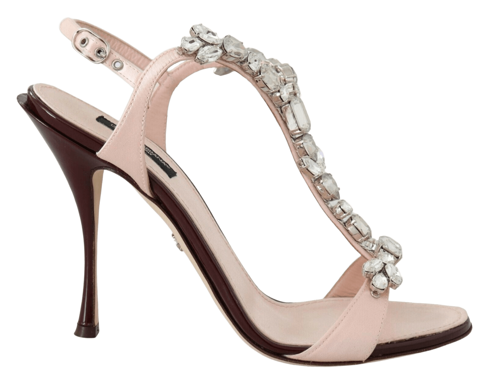 Dolce & Gabbana Pink Crystals Heels Keira Sandals Glam Steals