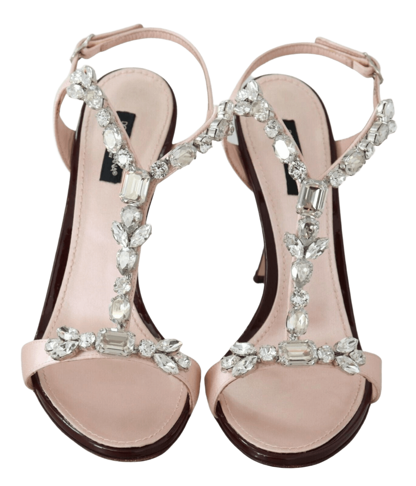 Dolce & Gabbana Pink Crystals Heels Keira Sandals Glam Steals
