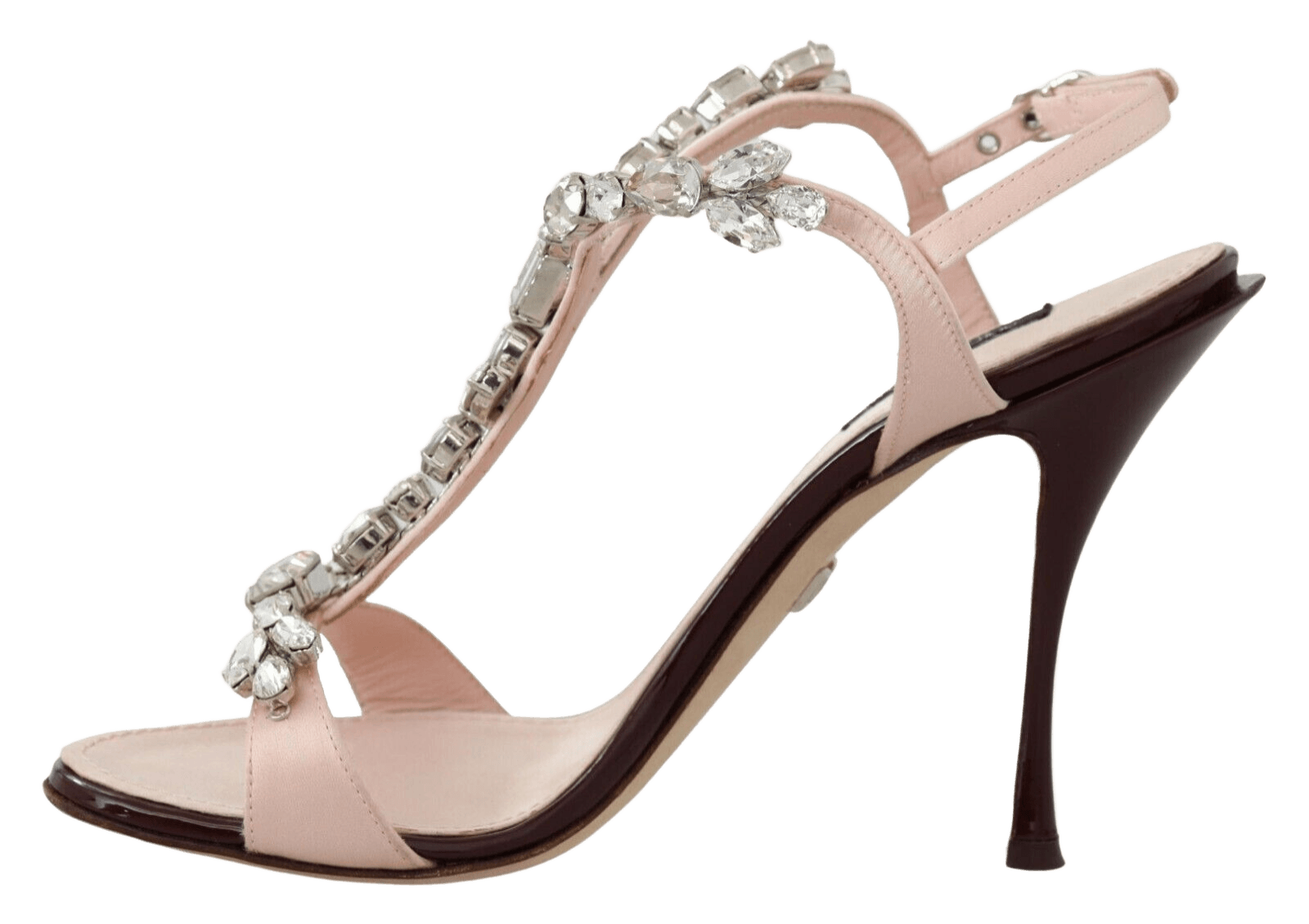 Dolce & Gabbana Pink Crystals Heels Keira Sandals Glam Steals