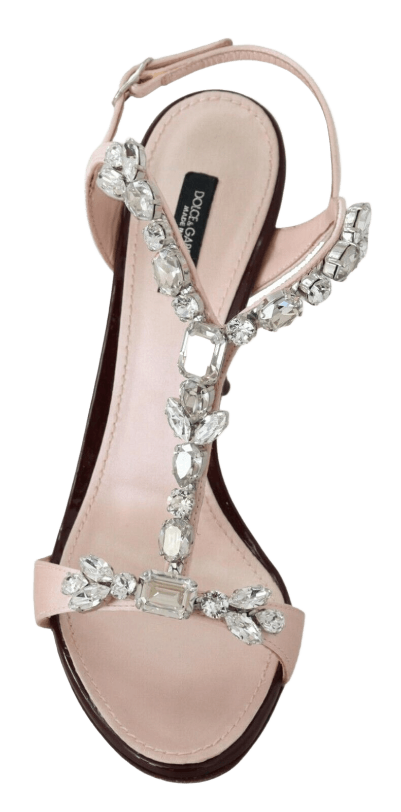 Dolce & Gabbana Pink Crystals Heels Keira Sandals Glam Steals