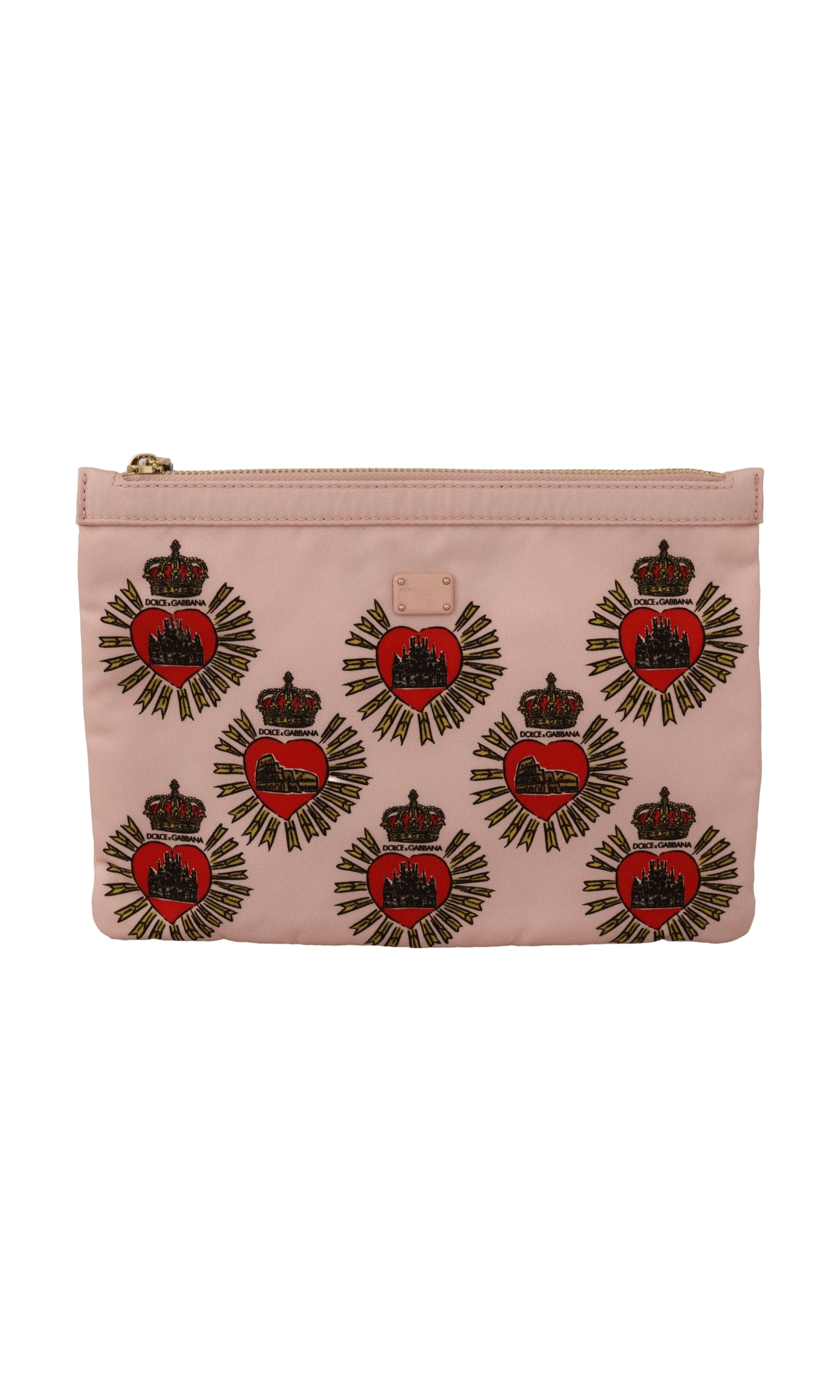 Dolce & Gabbana Pink Elegant Heart Clutch Wallet Glam Steals