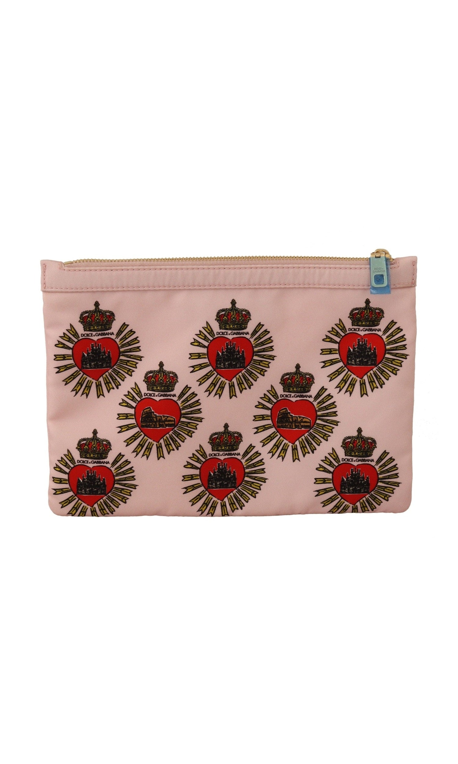 Dolce & Gabbana Pink Elegant Heart Clutch Wallet Glam Steals