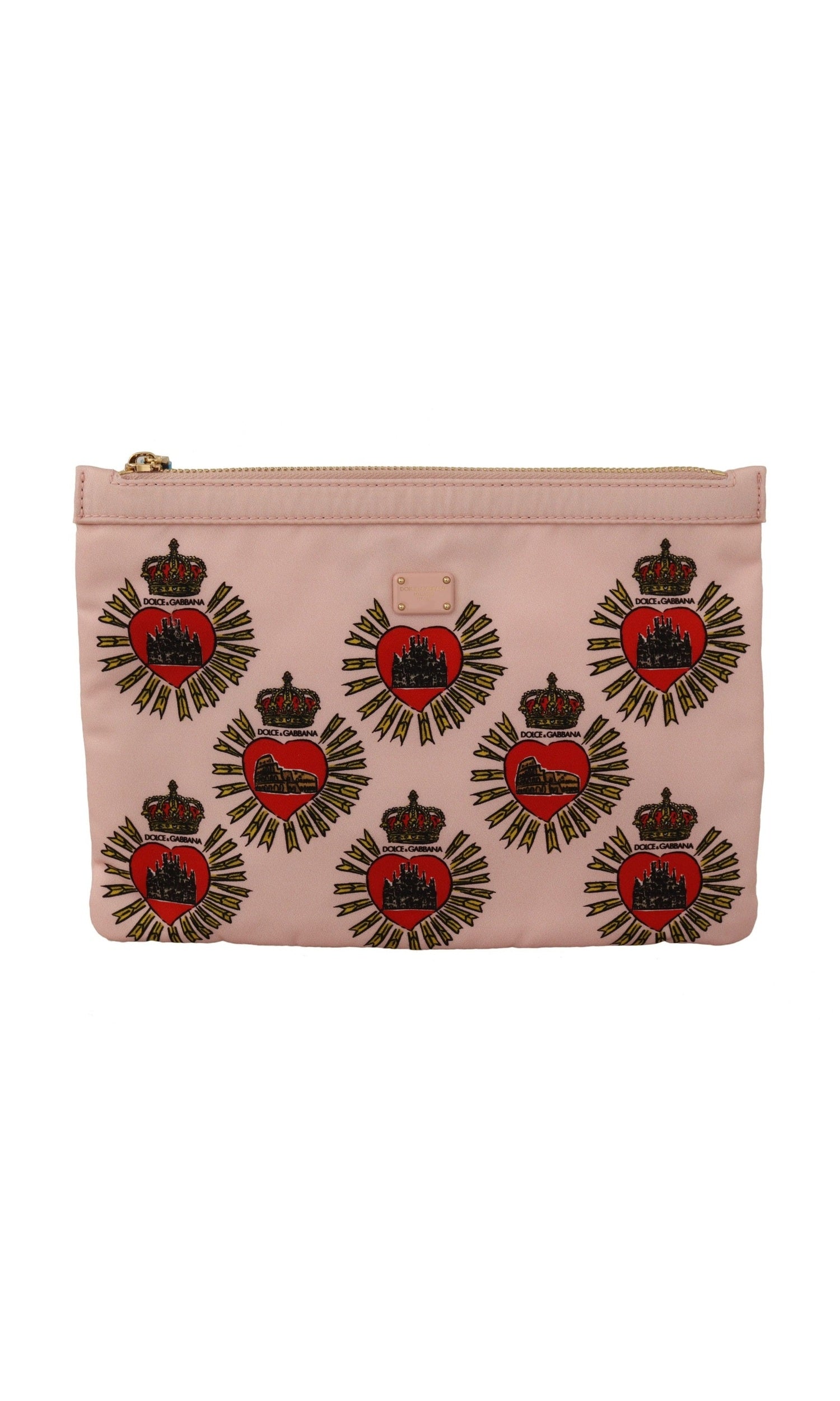 Dolce & Gabbana Pink Elegant Heart Clutch Wallet Glam Steals