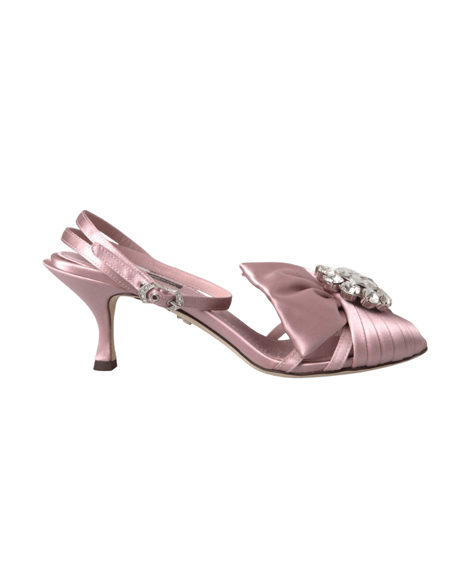 Dolce & Gabbana Pink Keira Crystal Heels Sandals Shoes Glam Steals
