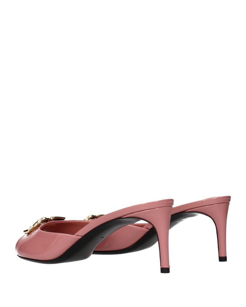 Dolce & Gabbana Pink Leather Stiletto Heel Glam Steals