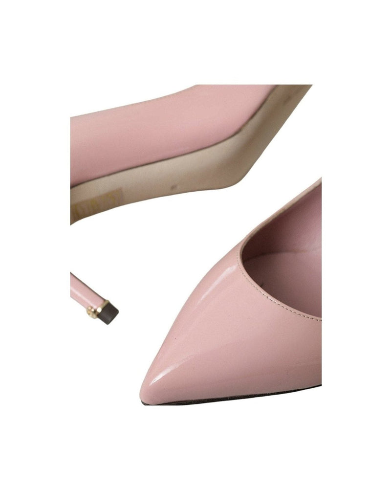 Dolce & Gabbana Light Pink Patent Leather Heels Pumps Shoes Glam Steals