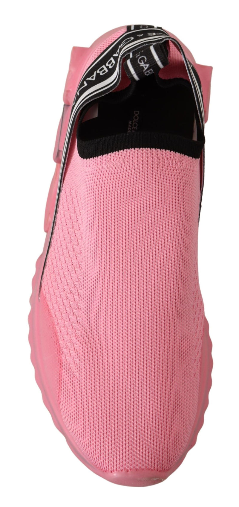 Dolce & Gabbana Pink Low Top Slip On Casual Sorrento Sneakers Glam Steals