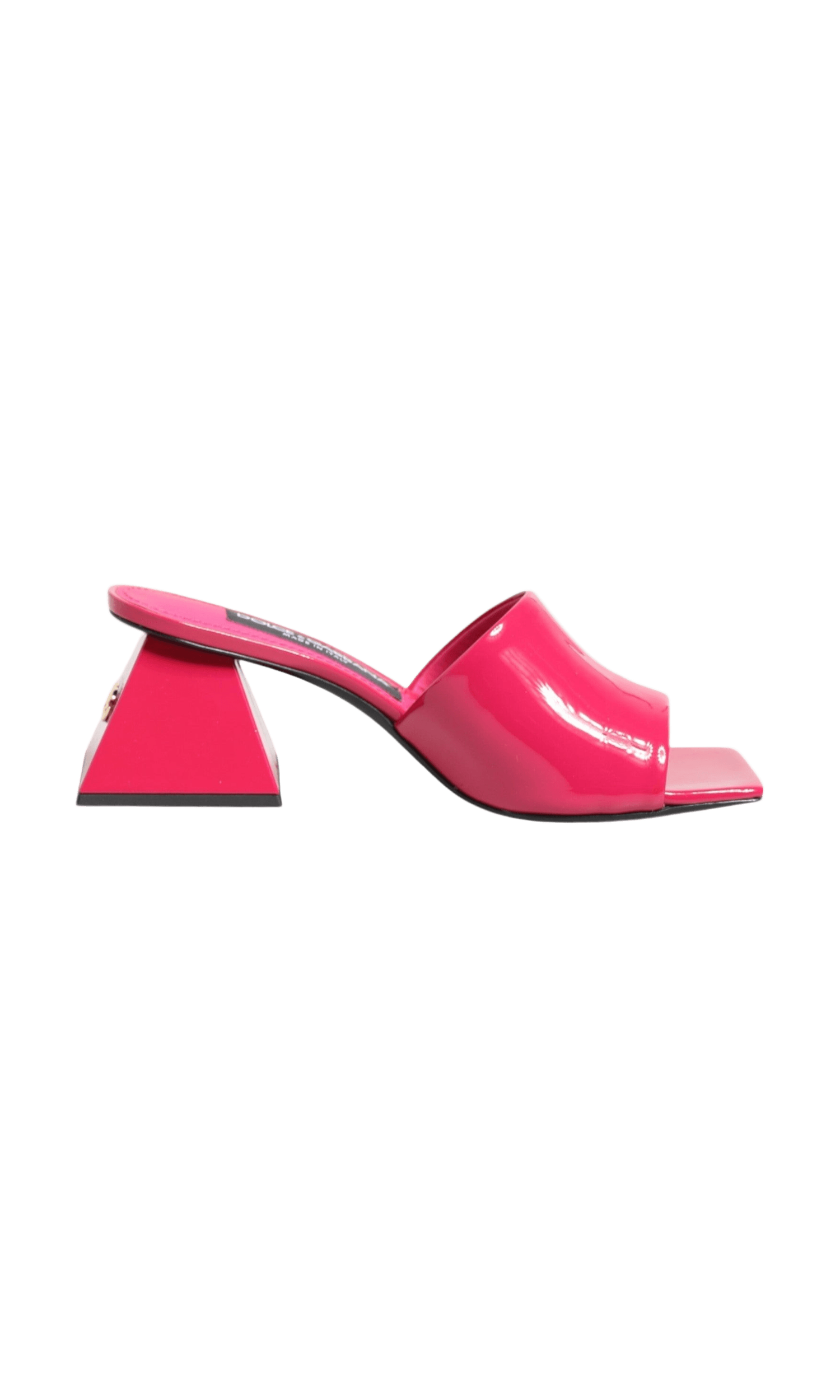 Dolce & Gabbana Pink Open Toe Block Heel Mules Sandals Shoes Glam Steals
