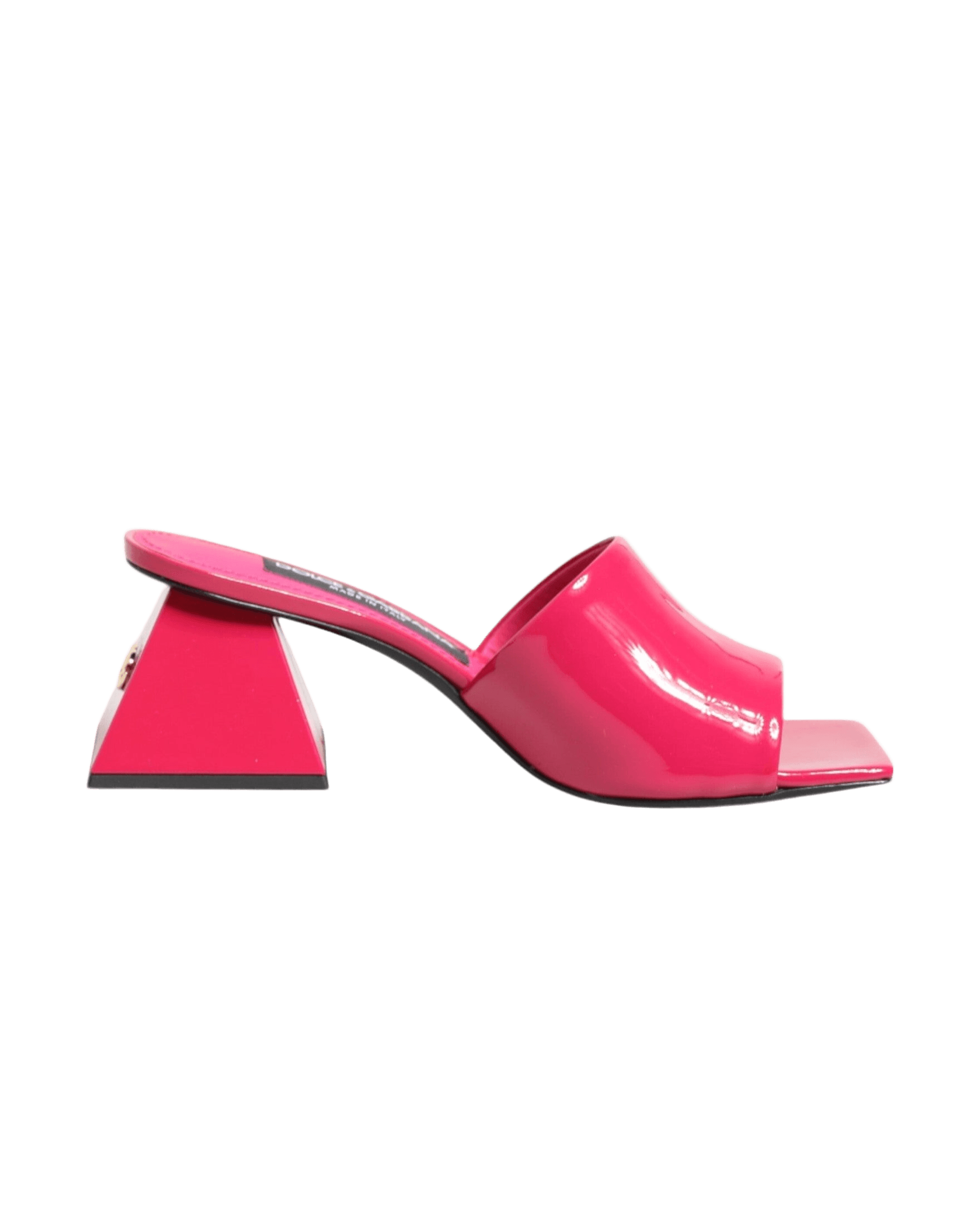 Dolce & Gabbana Pink Open Toe Block Heel Mules Sandals Shoes Glam Steals