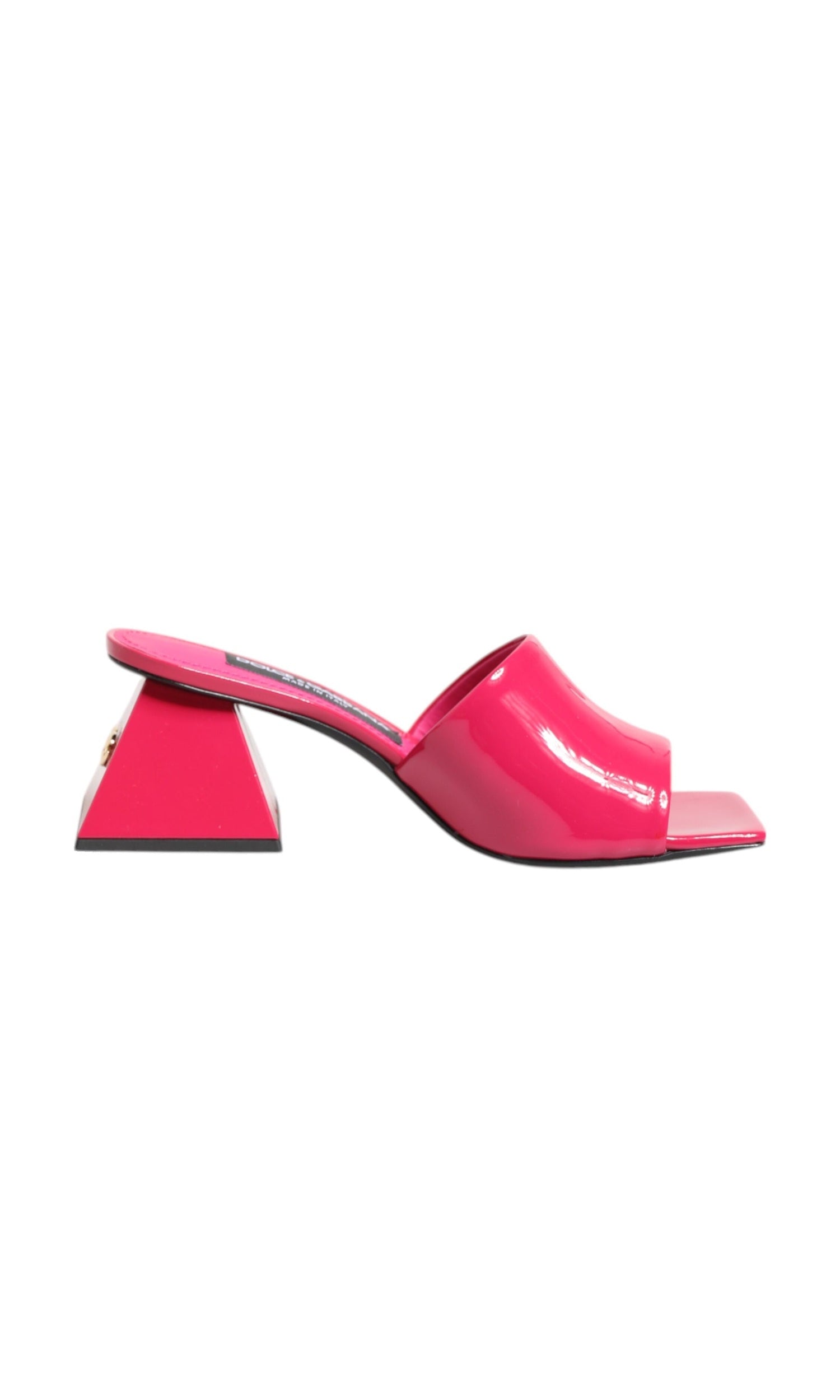 Dolce & Gabbana Pink Open Toe Block Heel Mules Sandals Shoes Glam Steals
