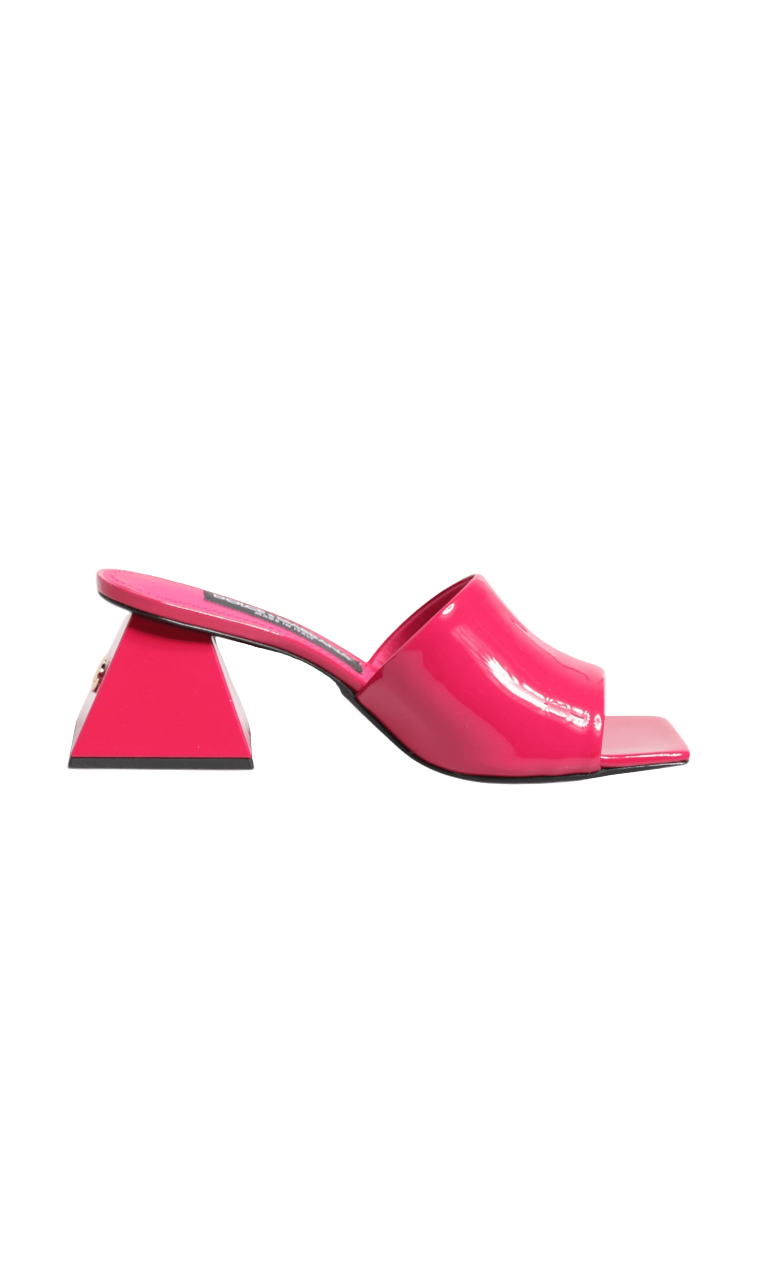 Dolce & Gabbana Pink Open Toe Block Heel Mules Sandals Shoes Glam Steals
