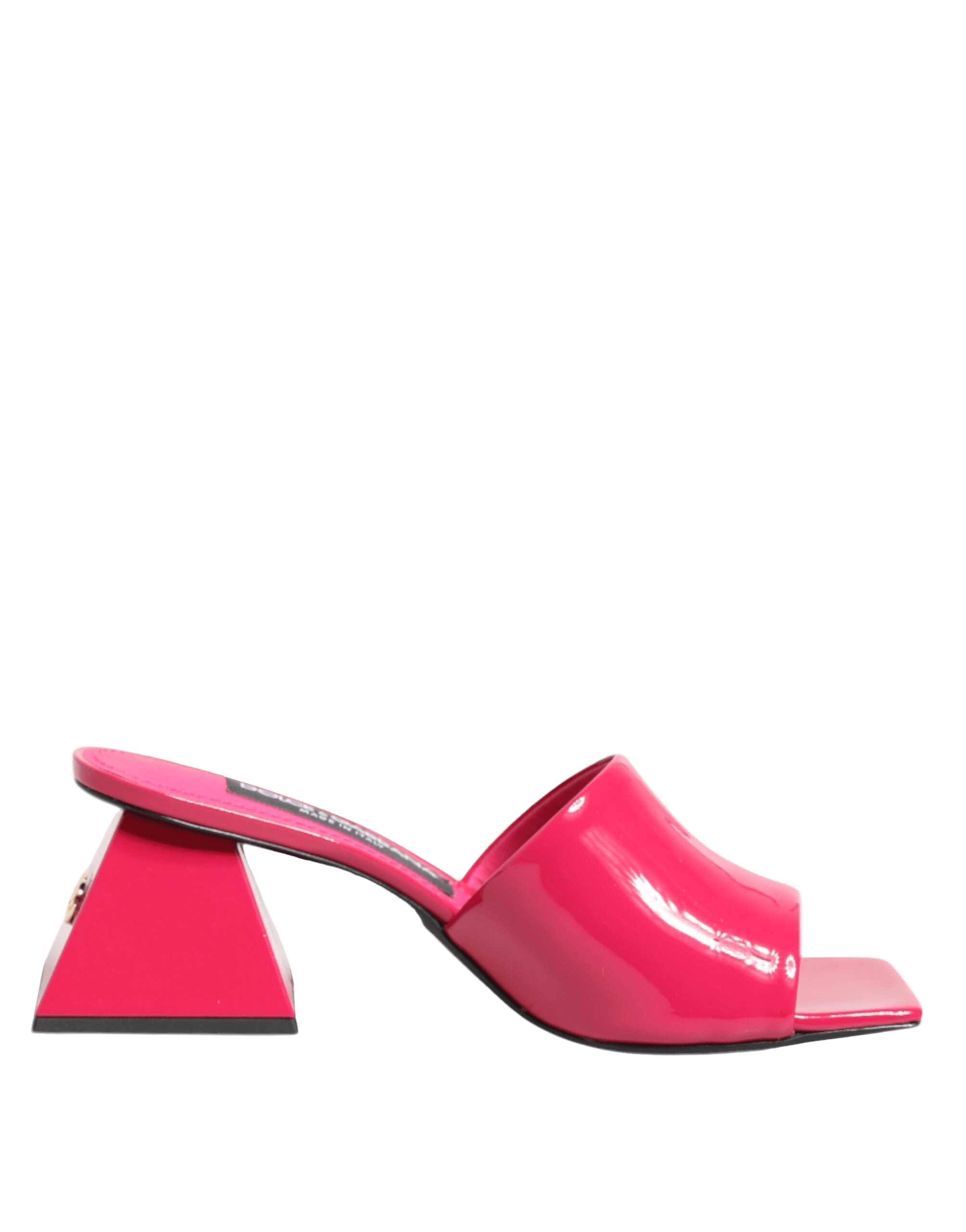 Dolce & Gabbana Pink Open Toe Block Heel Mules Sandals Shoes Glam Steals