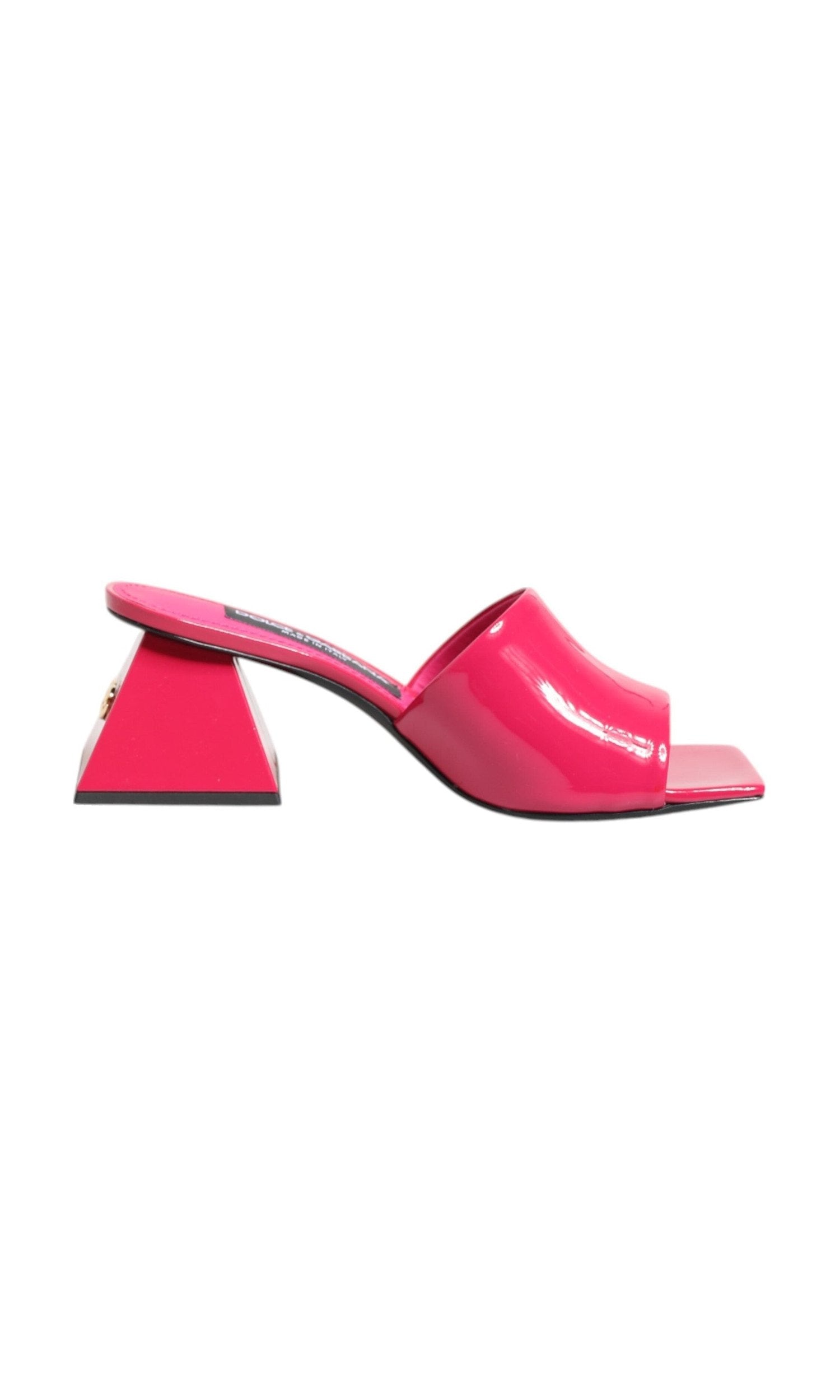 Dolce & Gabbana Pink Open Toe Block Heel Mules Sandals Shoes Glam Steals