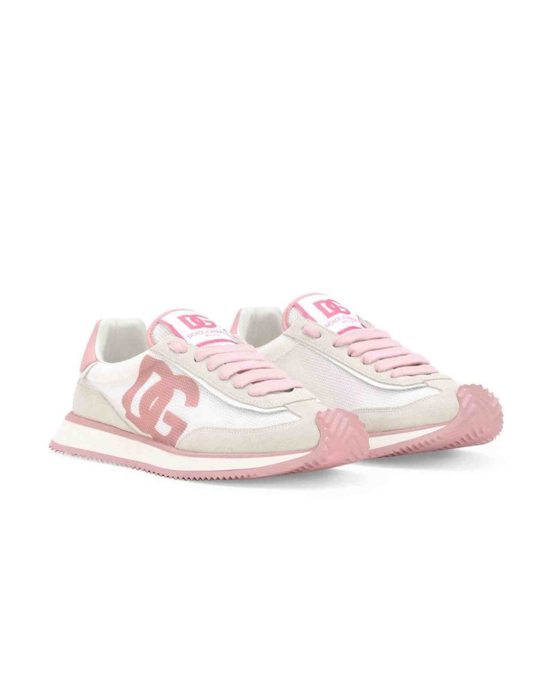 Dolce & Gabbana Pink Sneakers Glam Steals