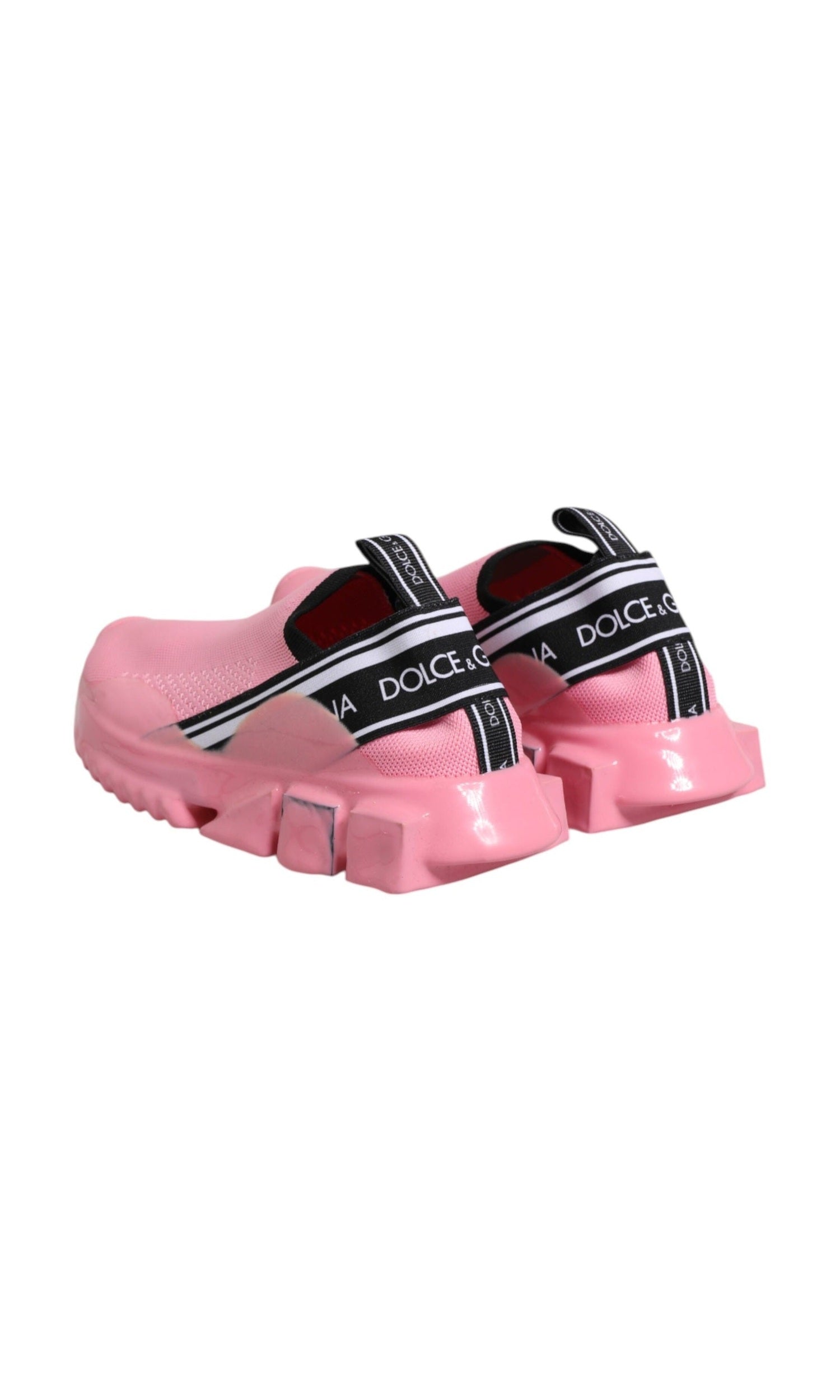 Dolce & Gabbana Pink Sorrento Low Top Women Sneakers Shoes Glam Steals