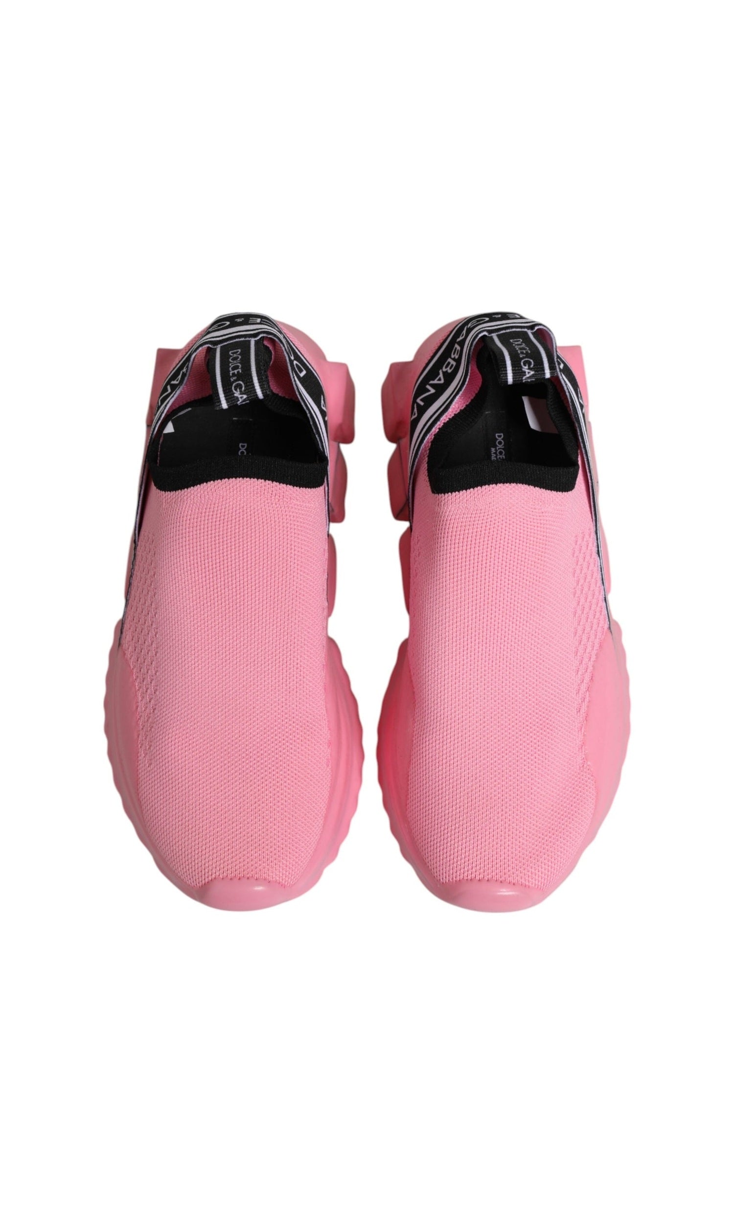 Dolce & Gabbana Pink Sorrento Low Top Women Sneakers Shoes Glam Steals