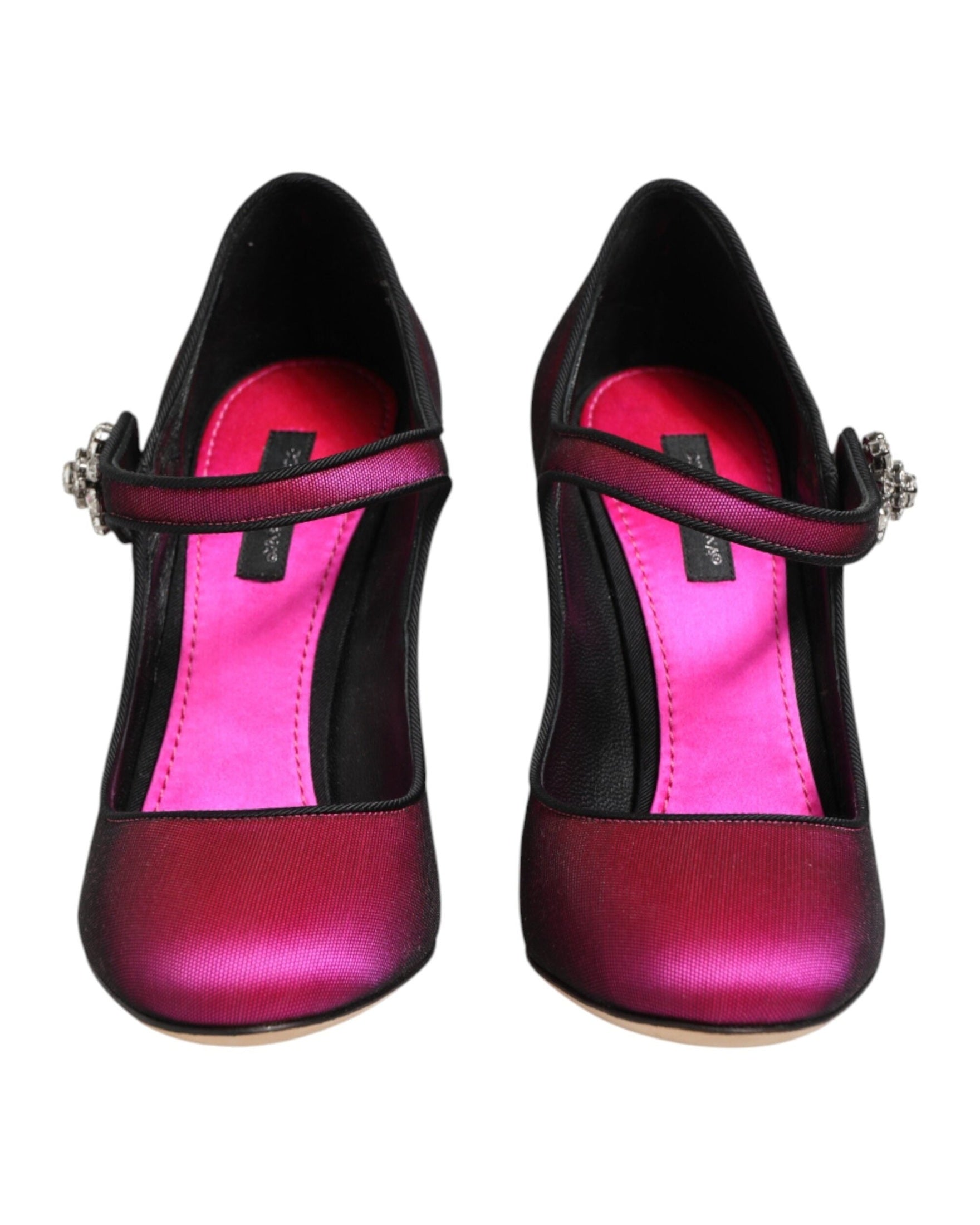 Dolce & Gabbana Pink Strass Mary Janes Heels Pumps Shoes Glam Steals