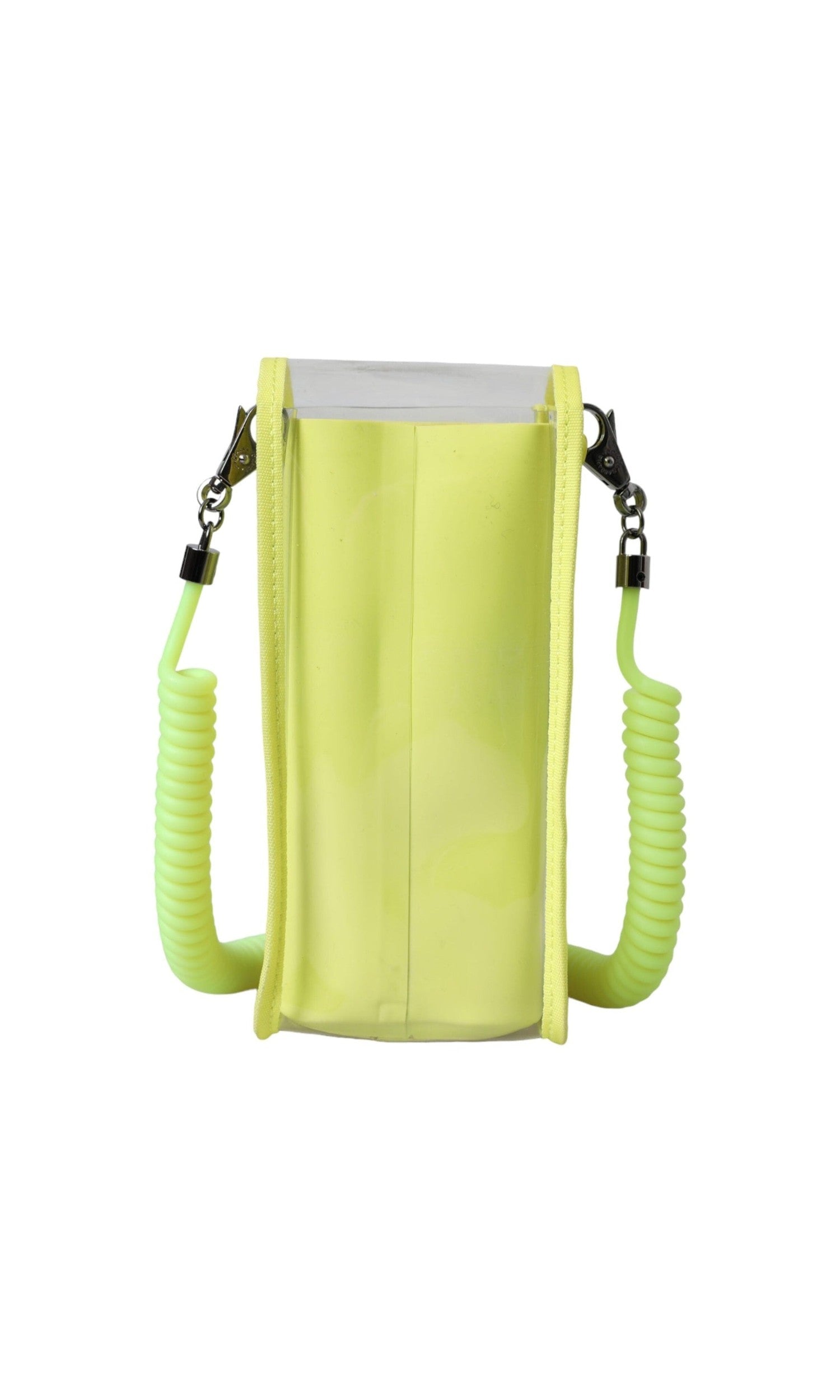 Dolce & Gabbana Plastic Dg Logo Neck Strap Cardholder Yellow Green Wallet Glam Steals