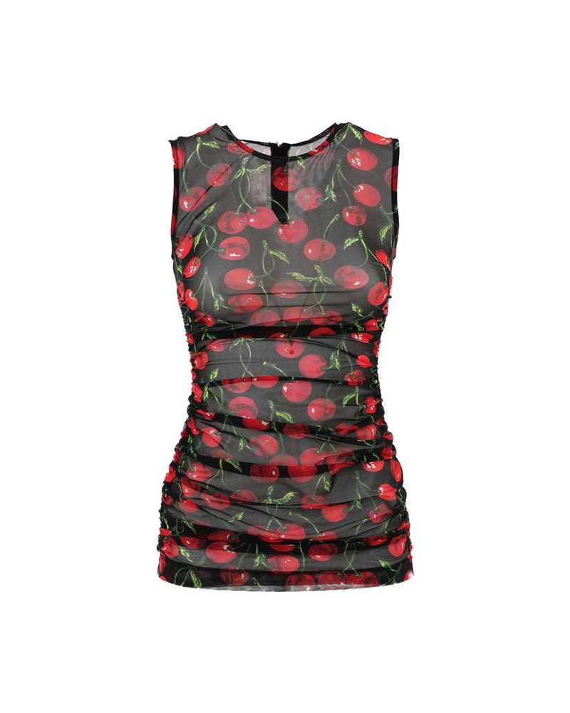 Dolce & Gabbana Polyamide Shortsleeve Top Glam Steals