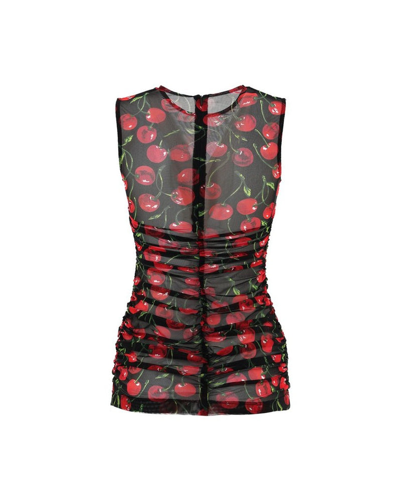 Dolce & Gabbana Polyamide Shortsleeve Top Glam Steals