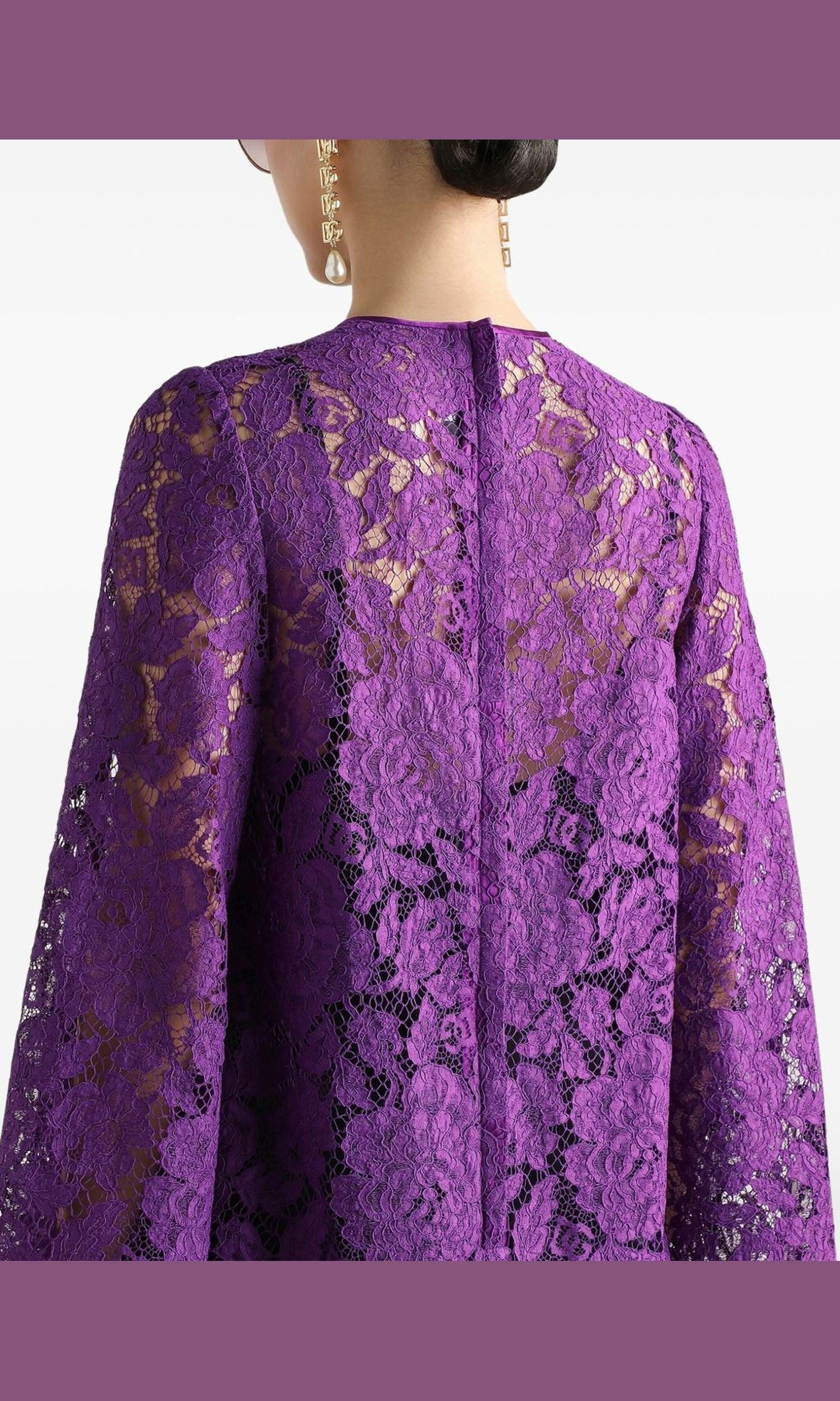 Dolce & Gabbana Purple Dress Glam Steals