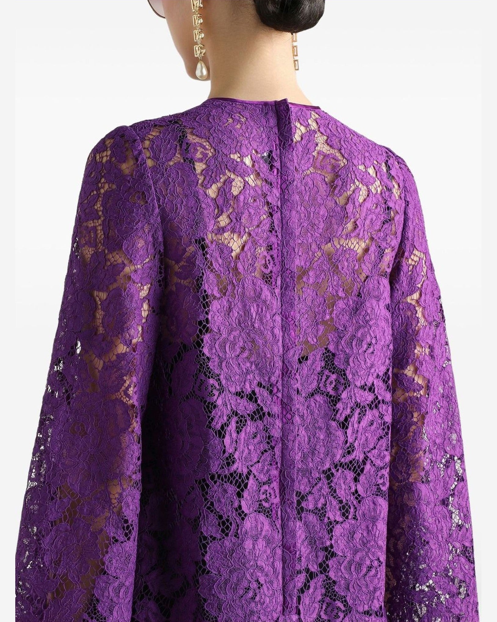 Dolce & Gabbana Purple Dress Glam Steals