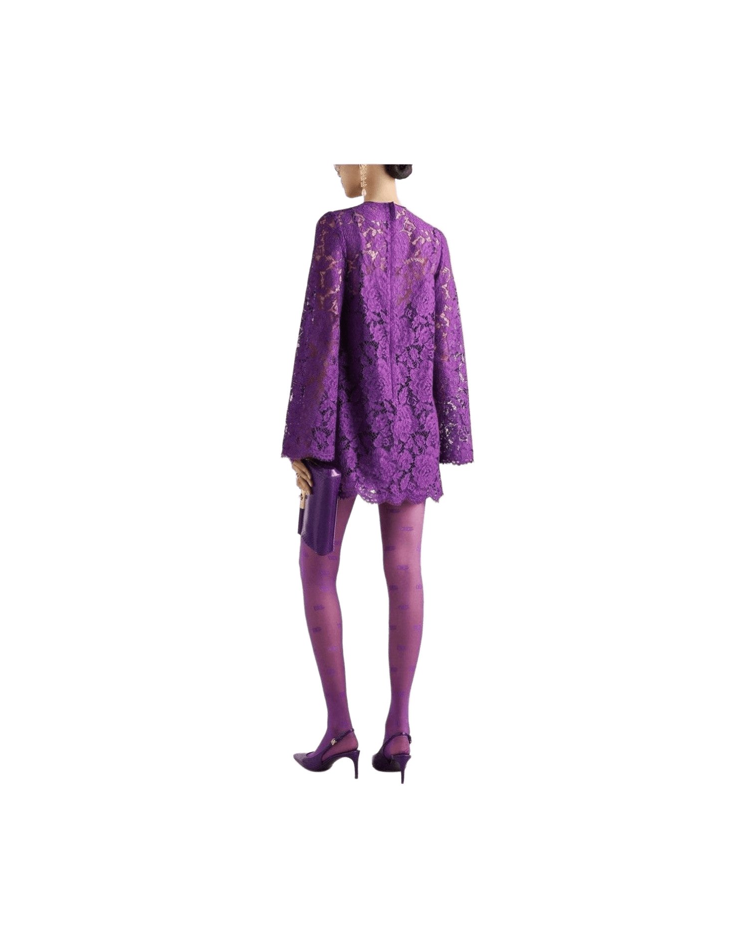 Dolce & Gabbana Purple Dress Glam Steals