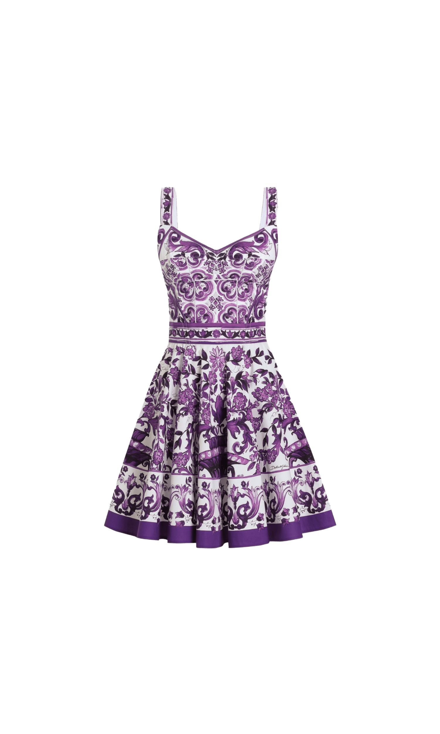 Dolce & Gabbana Purple Dress Glam Steals