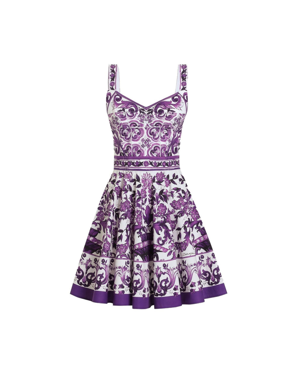 Dolce & Gabbana Purple Dress Glam Steals