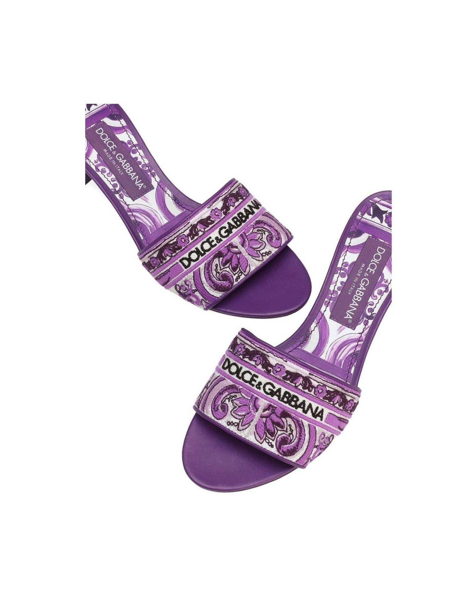 Dolce & Gabbana Purple Sandals Glam Steals