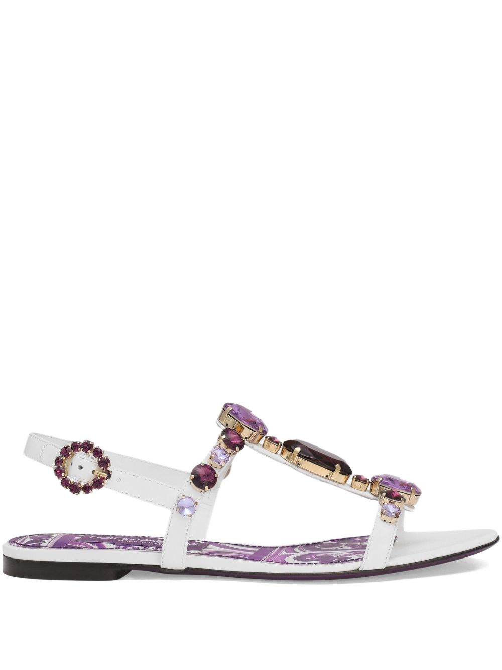Dolce & Gabbana Purple Sandals Glam Steals