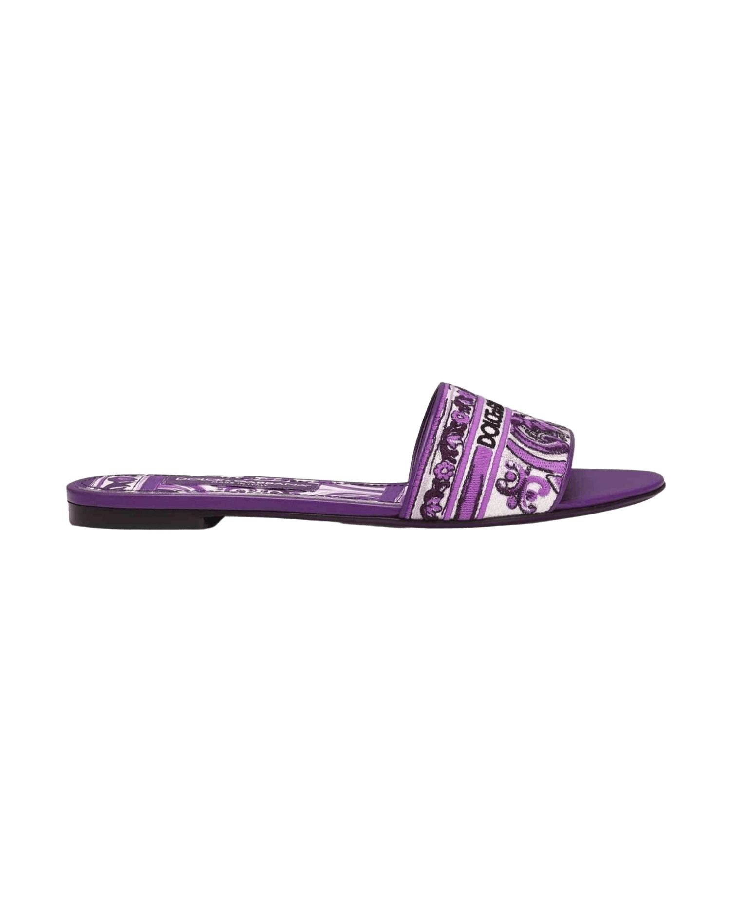 Dolce & Gabbana Purple Sandals Glam Steals